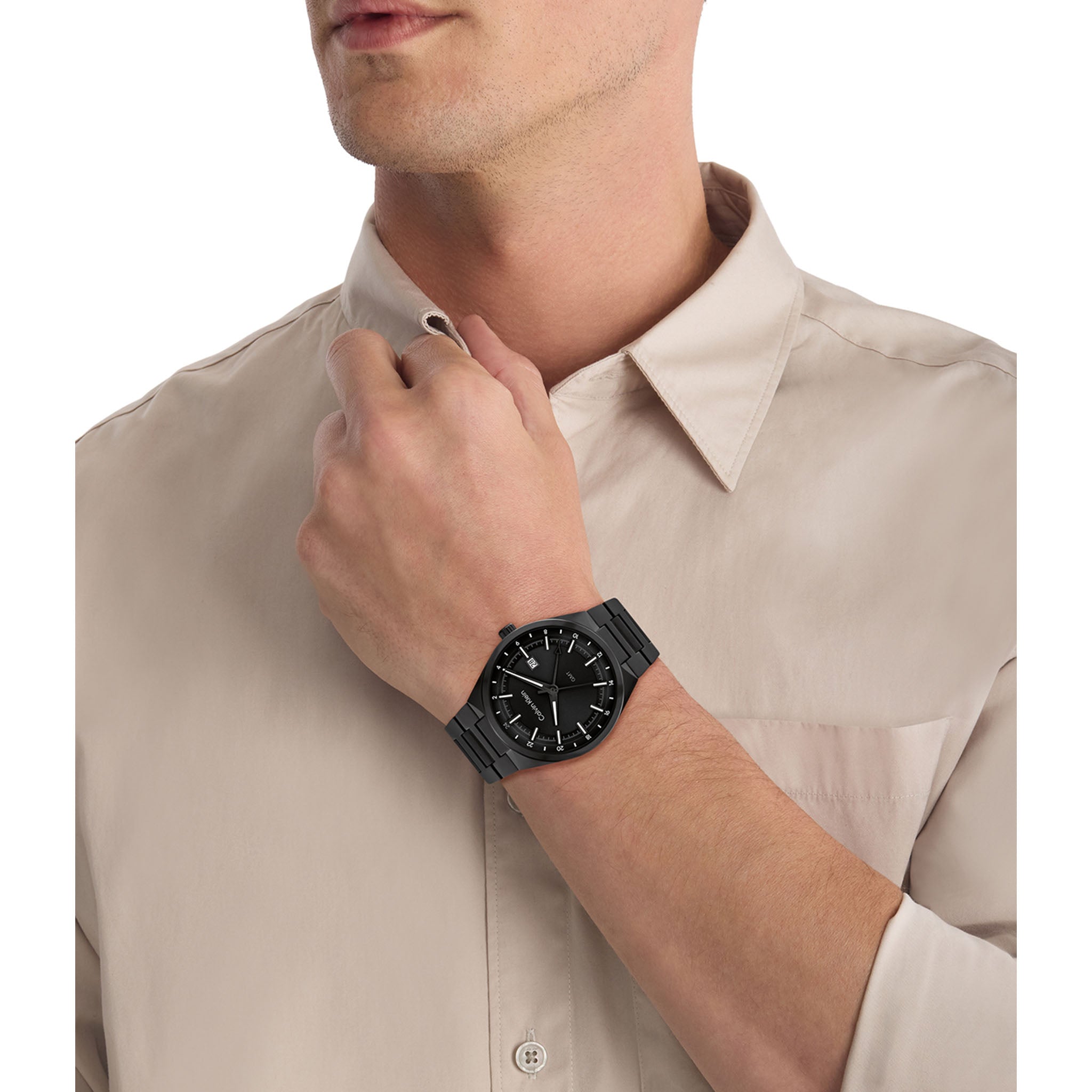 Calvin Klein Black Steel Men's Watch - 25200490