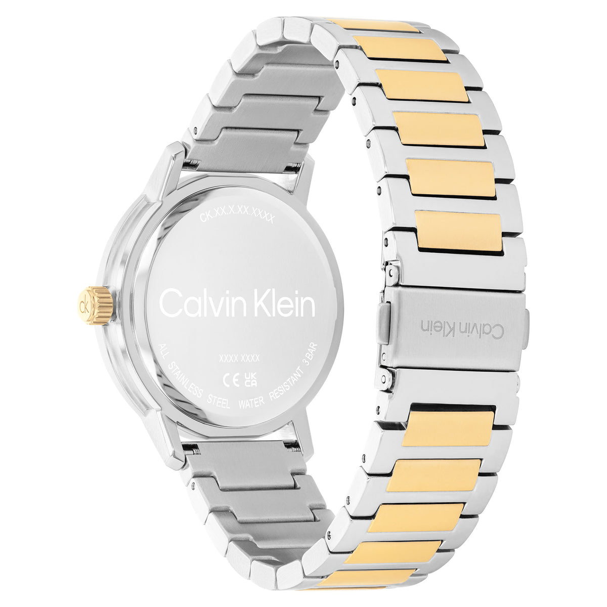 Calvin Klein Two-Tone Steel Brown Dial Multi-function Men's Watch - 25200564