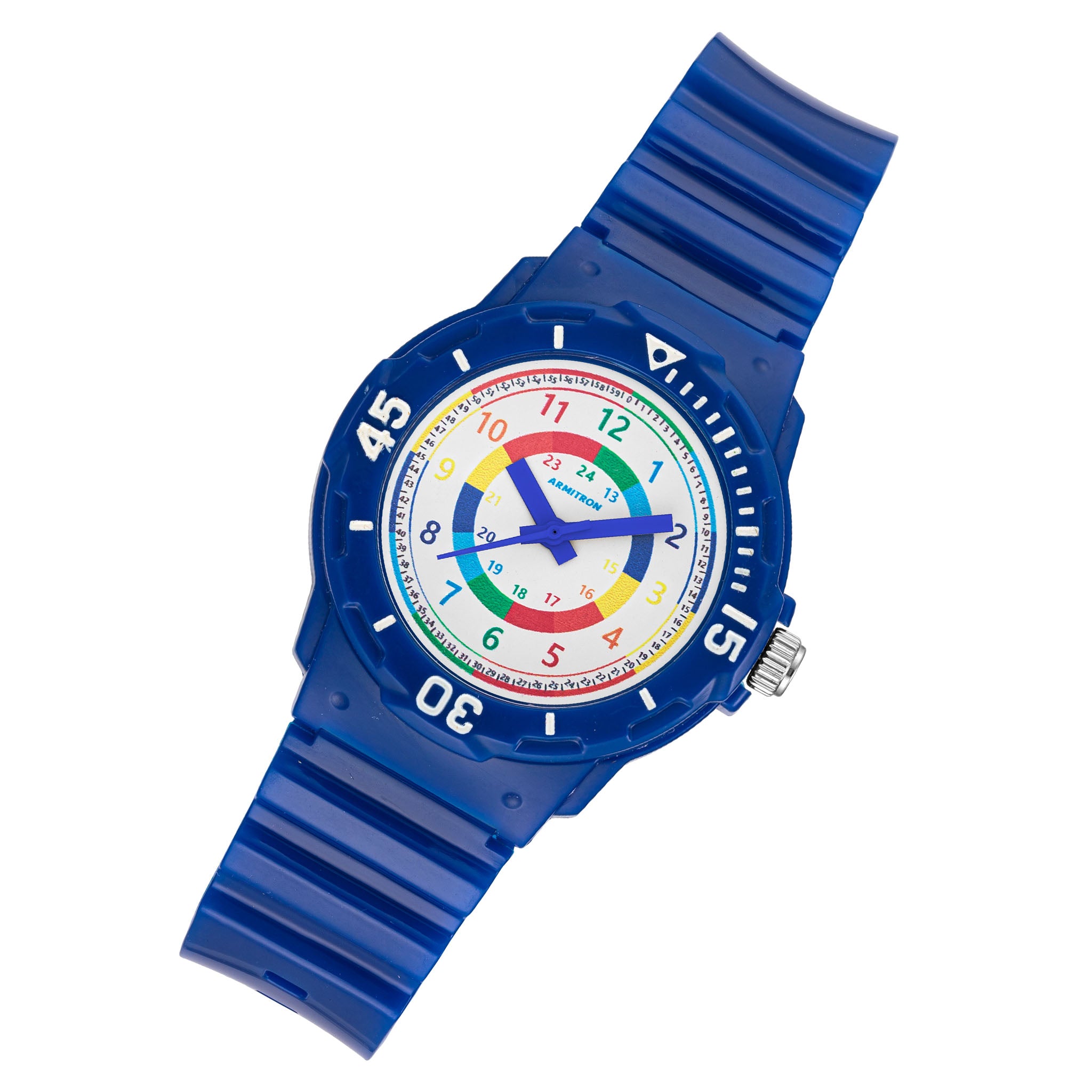Armitron Blue Plastic Band White Dial Kids Watch - 271000BLU