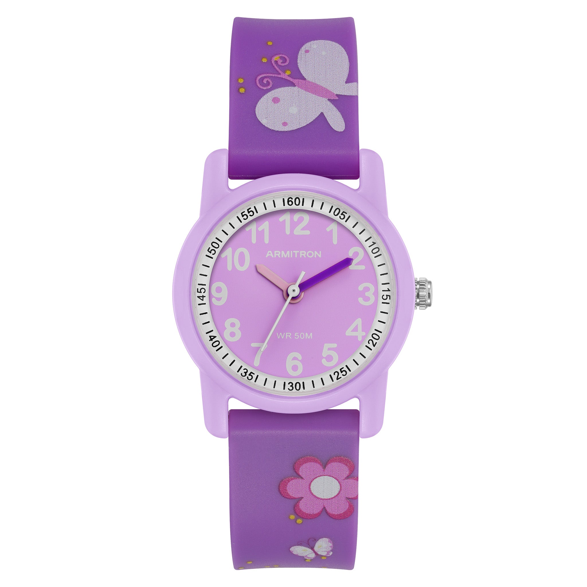 Armitron Purple Plastic Band Kids Watch - 271004LPR