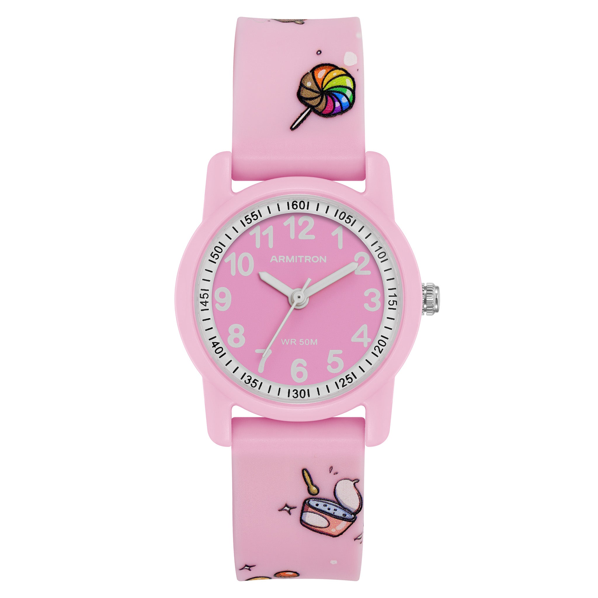 Armitron Pink Plastic Band Kids Watch - 271004PNK