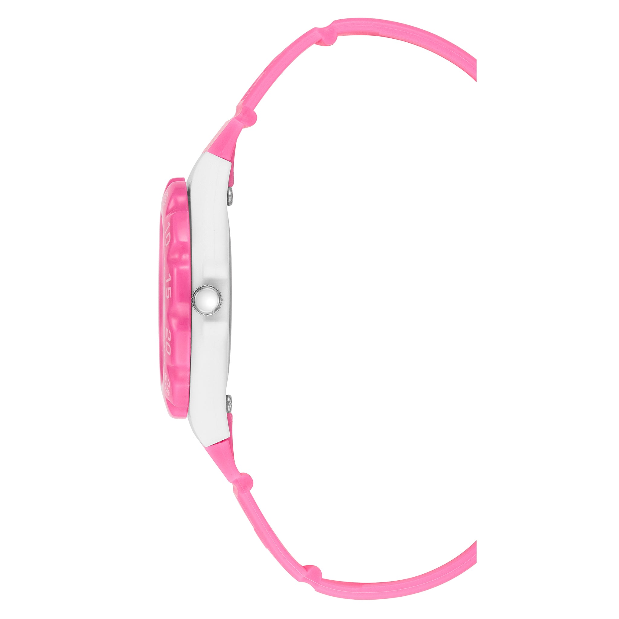 Armitron Pink Plastic White Dial Kids Watch - 271007WPK