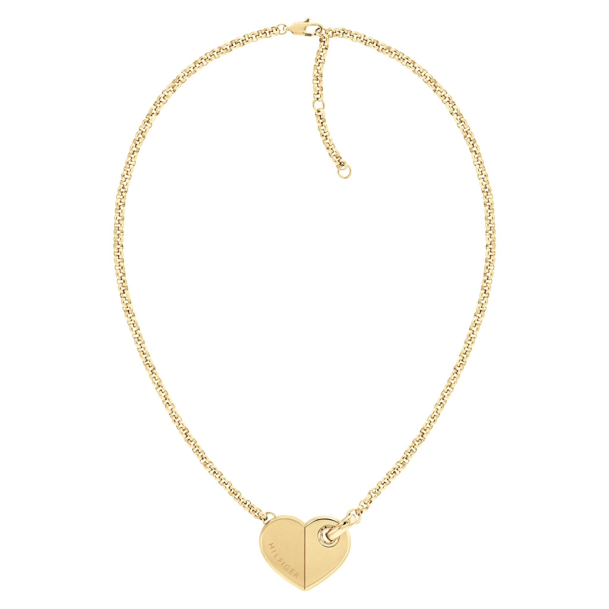 Tommy Hilfiger Jewellery Gold Steel Women's Pendant Necklace