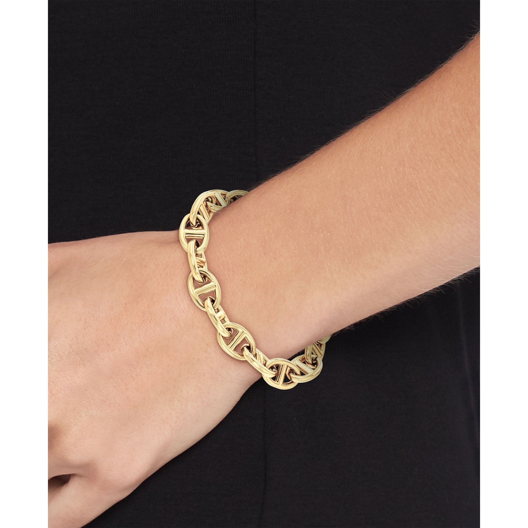 Tommy Hilfiger Jewellery Gold Steel Women's Chain Bracelet - 2781018