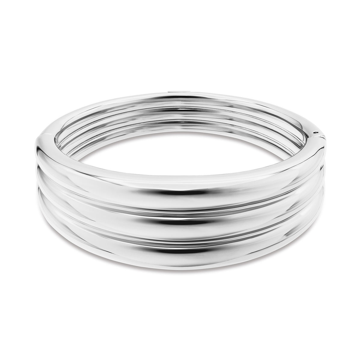 Tommy Hilfiger Jewellery Stainless Steel Women's Hinge Bangle - 2781068