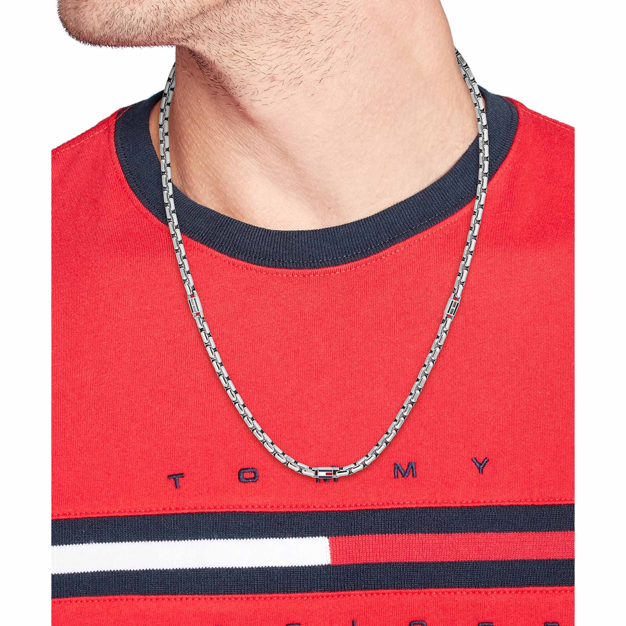 Tommy Hilfiger Jewellery Stainless Steel Men's Chain Necklace - 2790672