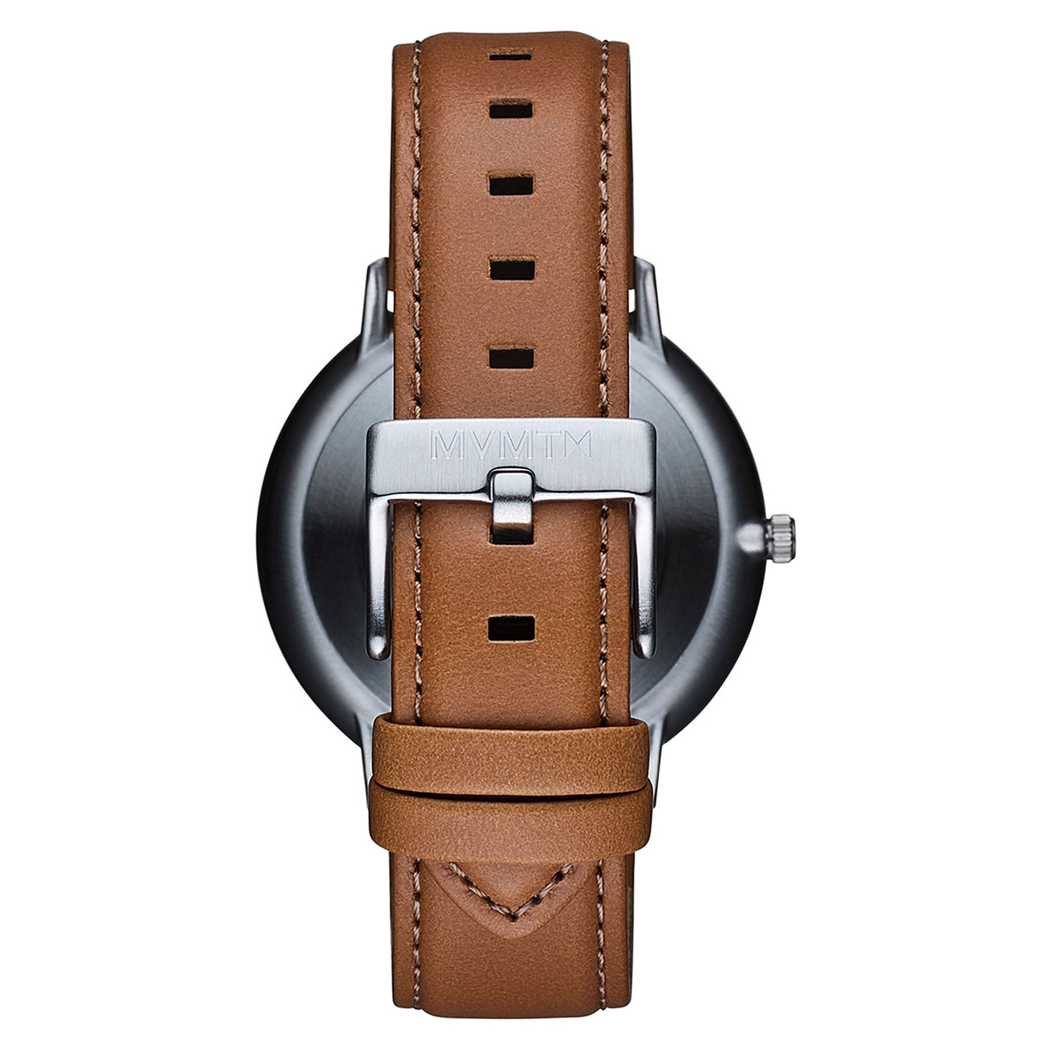 MVMT Brown Leather Blue Dial Men's Watch - 28000211D