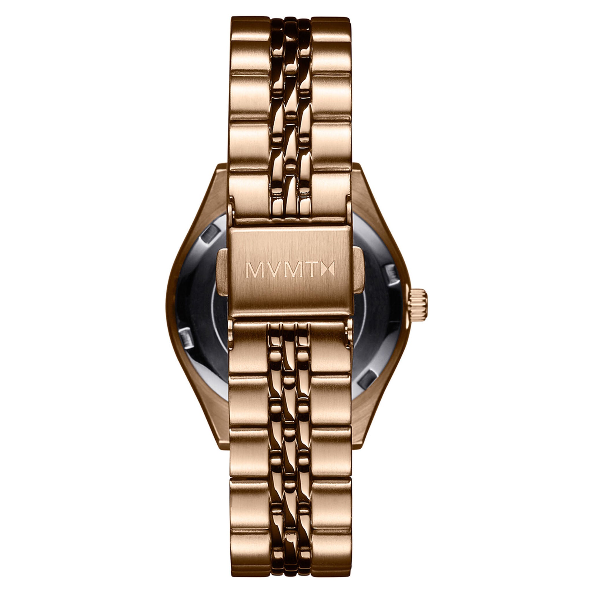 MVMT Pale Rose Gold Steel Blue Dial Women's Watch - 28000336D