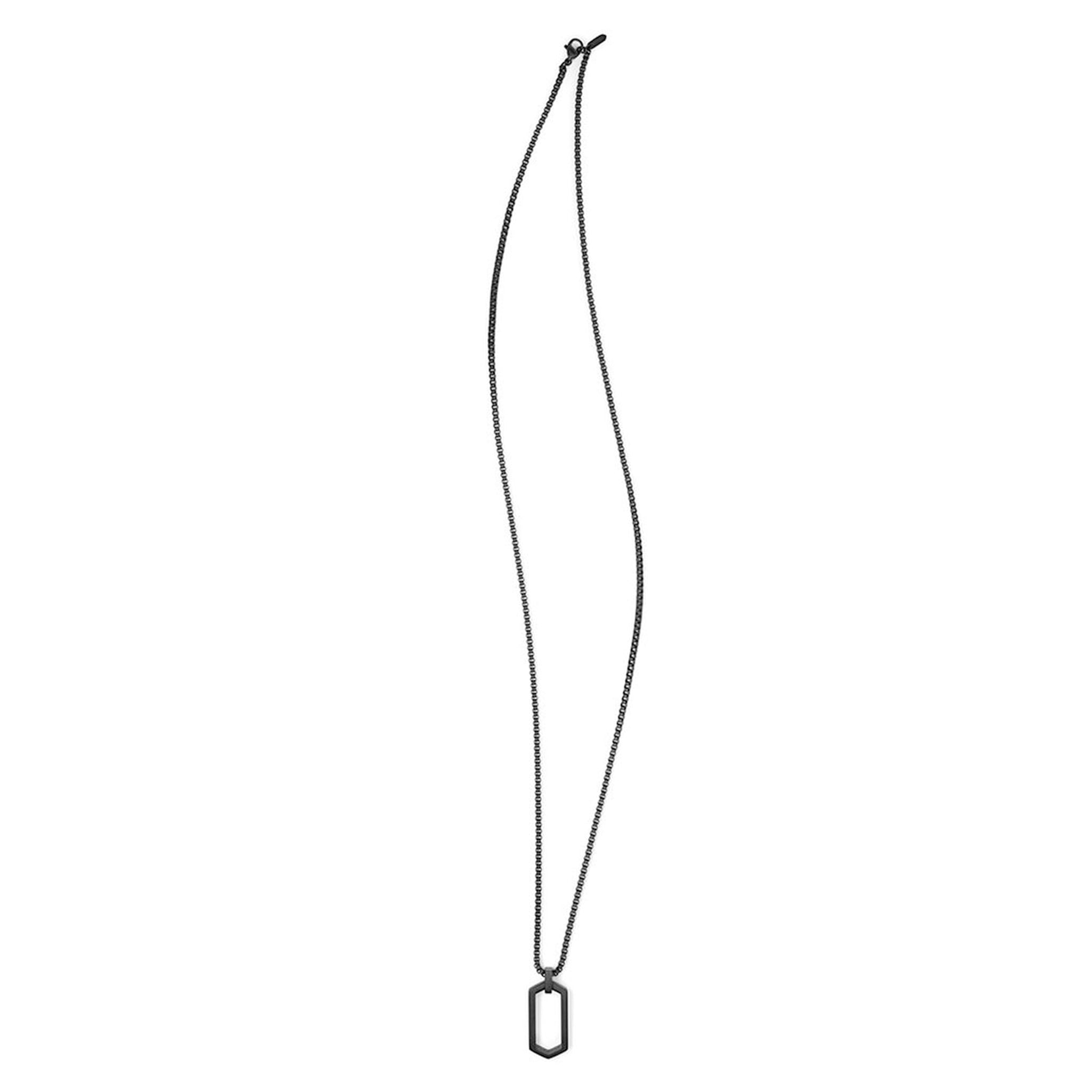 MVMT Jewellery Matte Black Steel Men's Necklace - 28200035