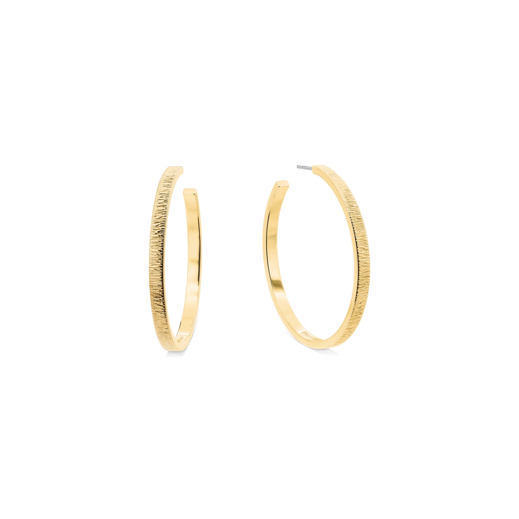 Calvin Klein Jewellery Gold Steel Women's Hoop Earrings - 35001011