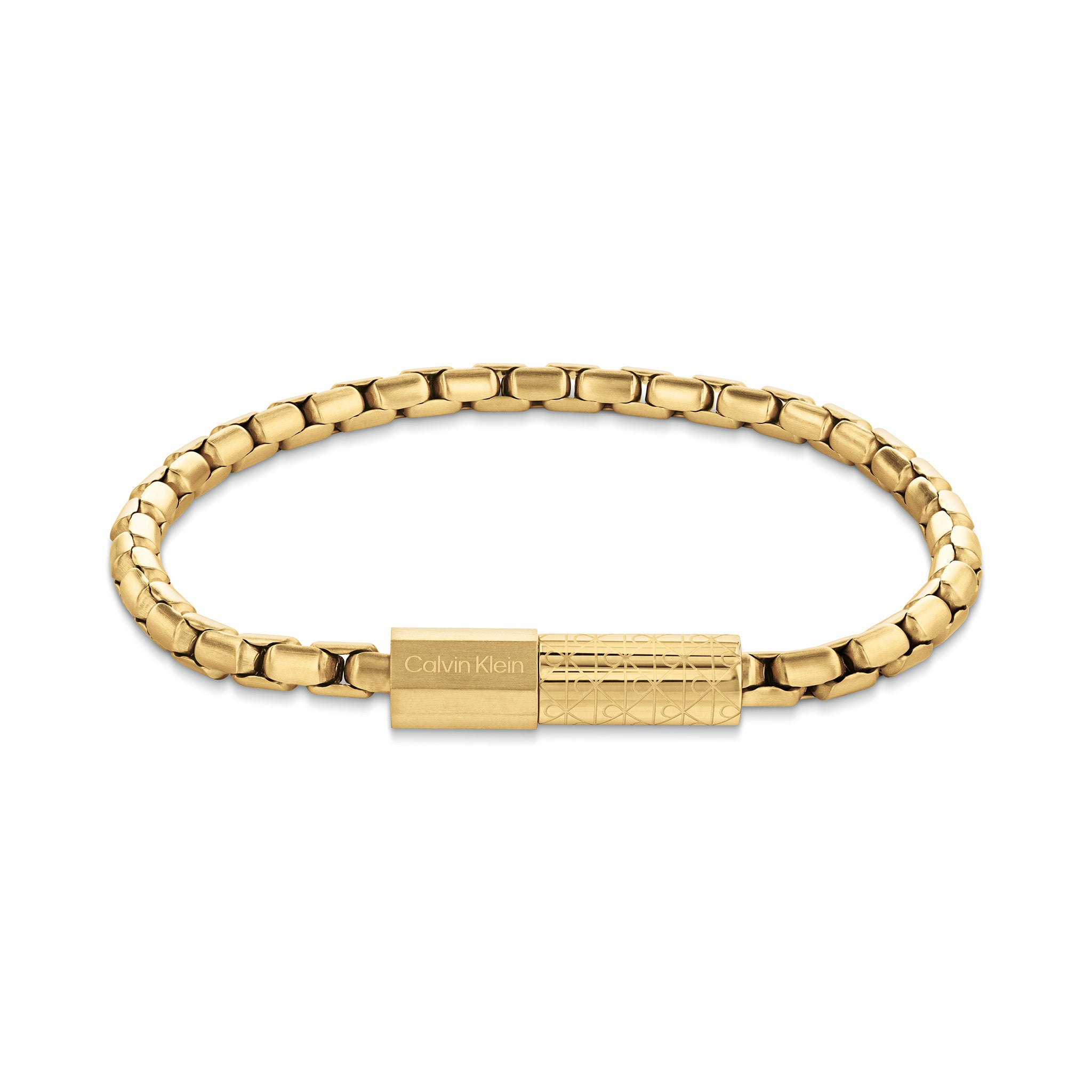 Calvin Klein Jewellery Gold Steel Men's Chain Bracelet - 35100095