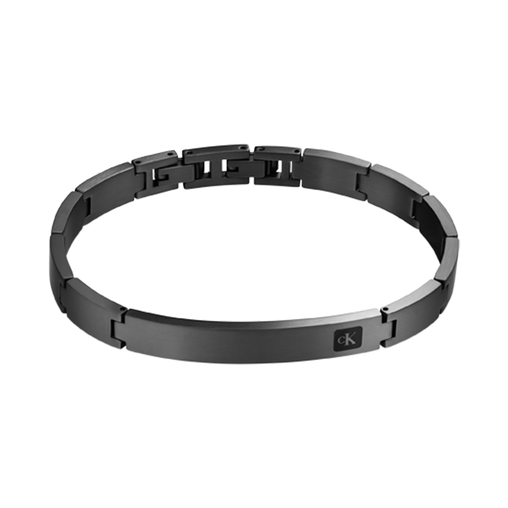 Calvin Klein Jewellery Grey Steel Men's Metal Link Bracelet - 35100104