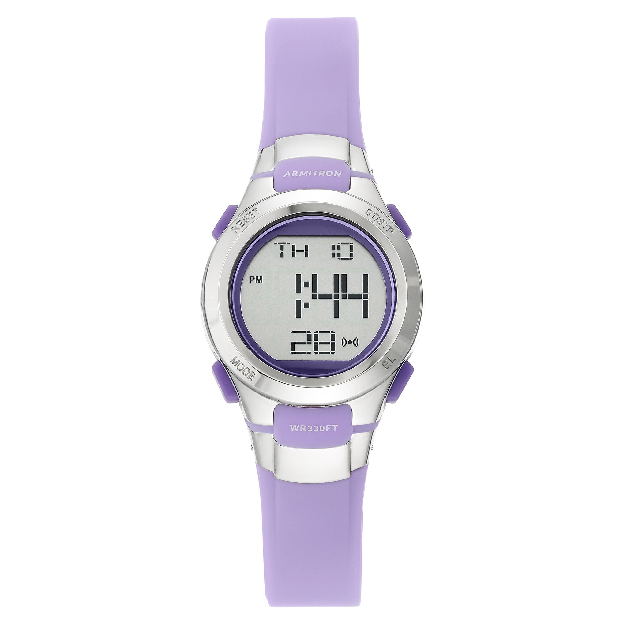 Armitron Plastic Lavendar Dial Plastic Ladies Watch - 457012LAV