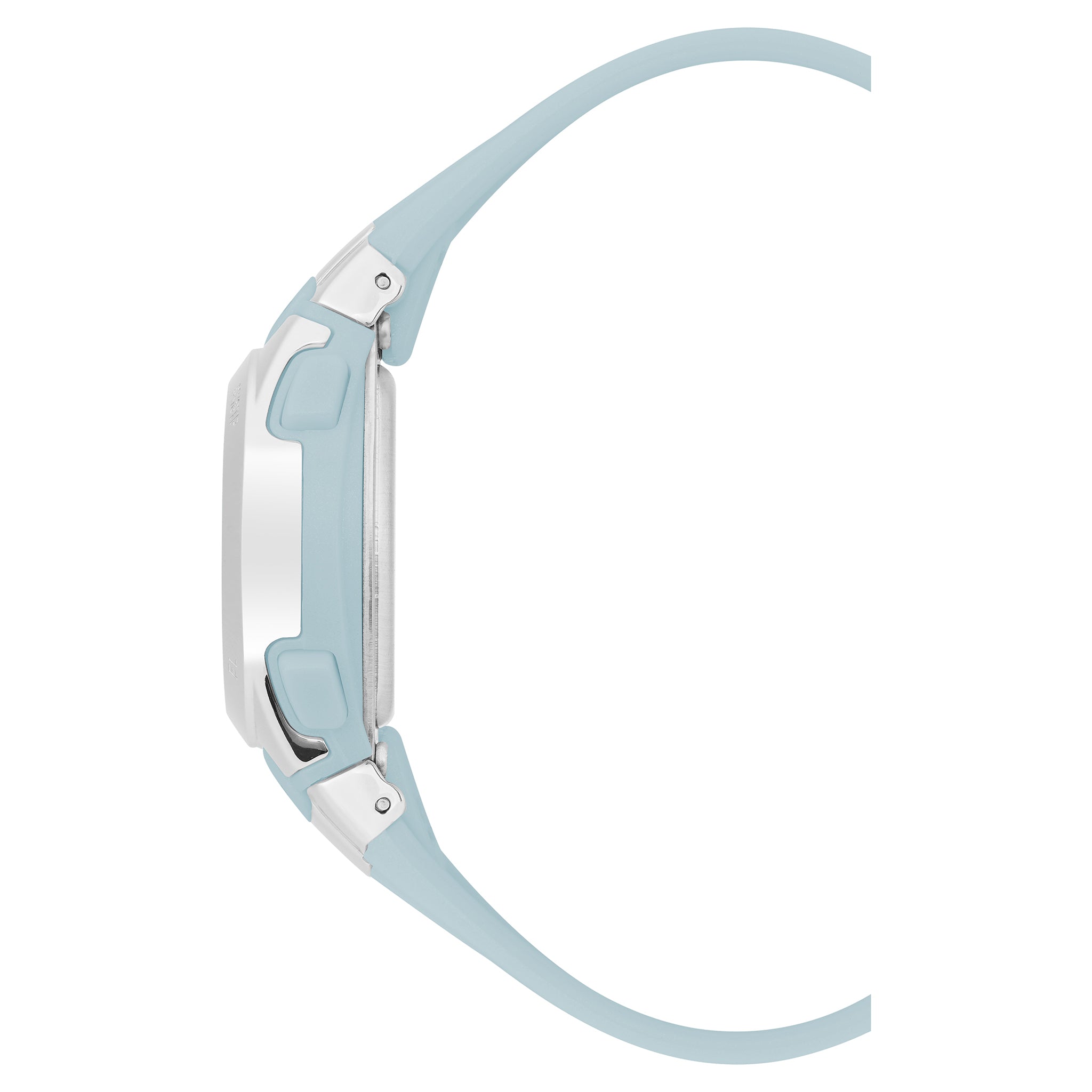 Armitron Plastic Light Blue Dial Plastic Ladies Watch - 457012LBL