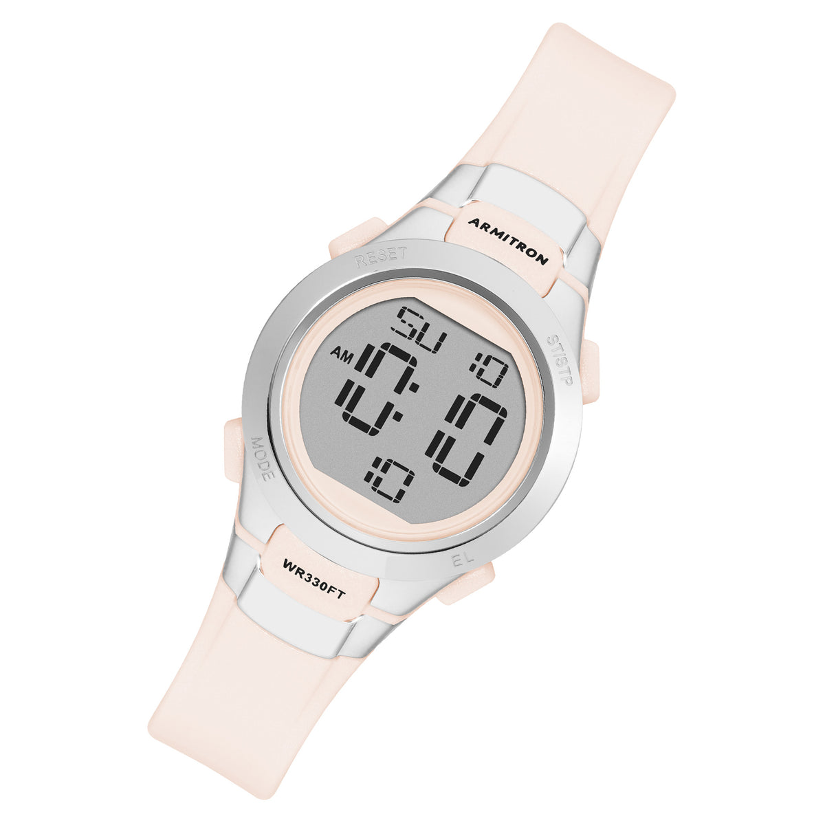 Armitron Light Pink Plastic Band Digital Kids Watch - 457012PLP