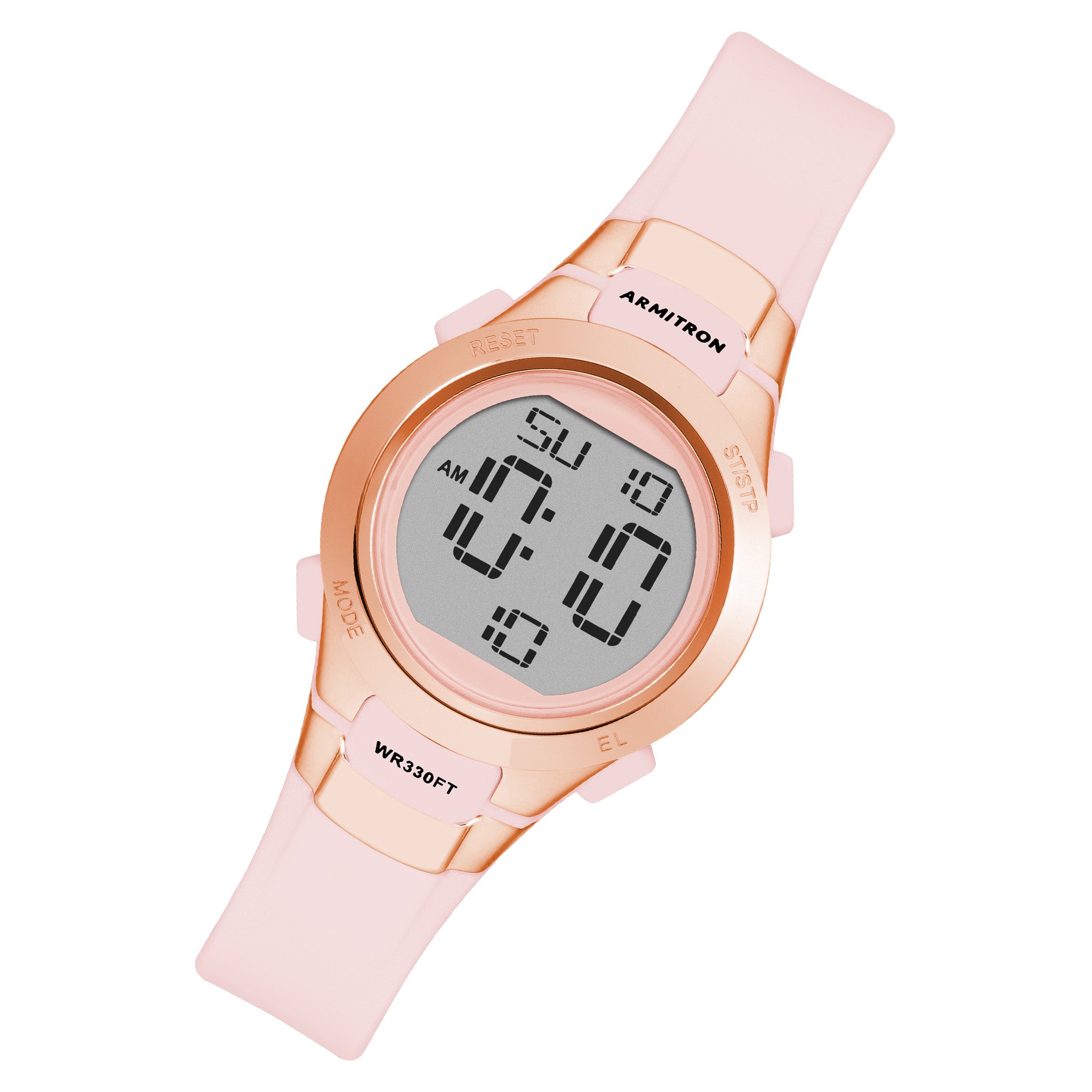 Armitron Light Pink Plastic Band Digital Kids Watch - 457012RGP