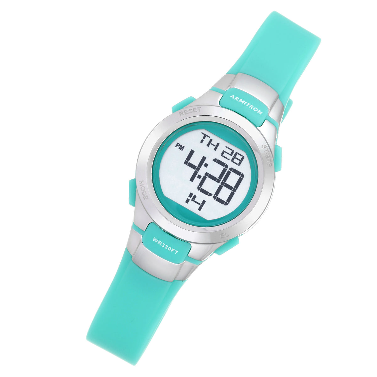 Armitron Teal Plastic Band Digital Kids Watch - 457012TEL