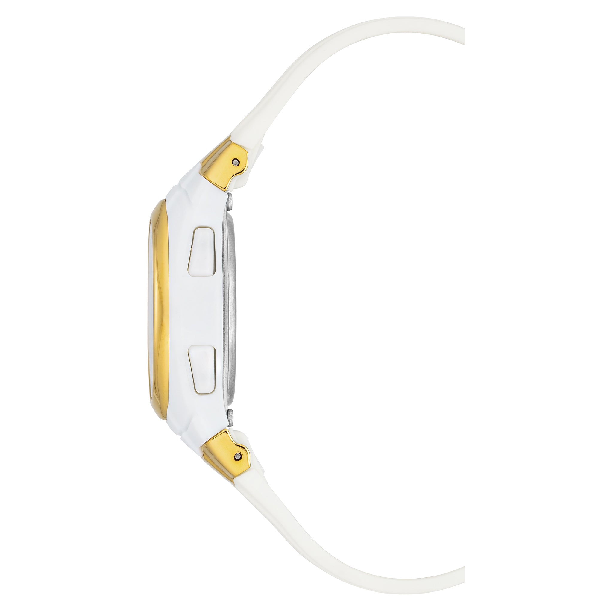 Armitron White Plastic Band Digital Kids Watch - 457034GLD