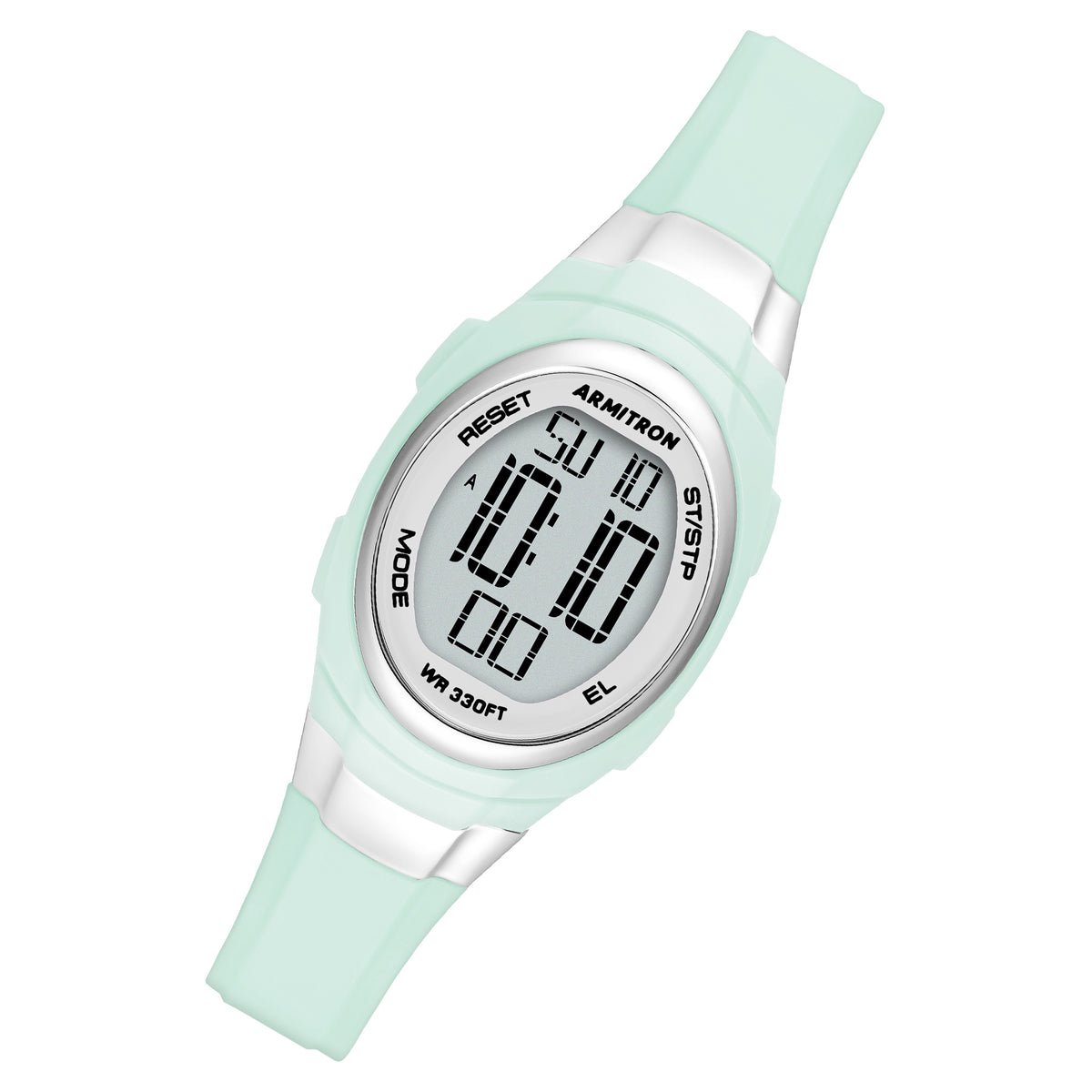 Armitron Mint Plastic Band Digital Kids Watch - 457034PMT