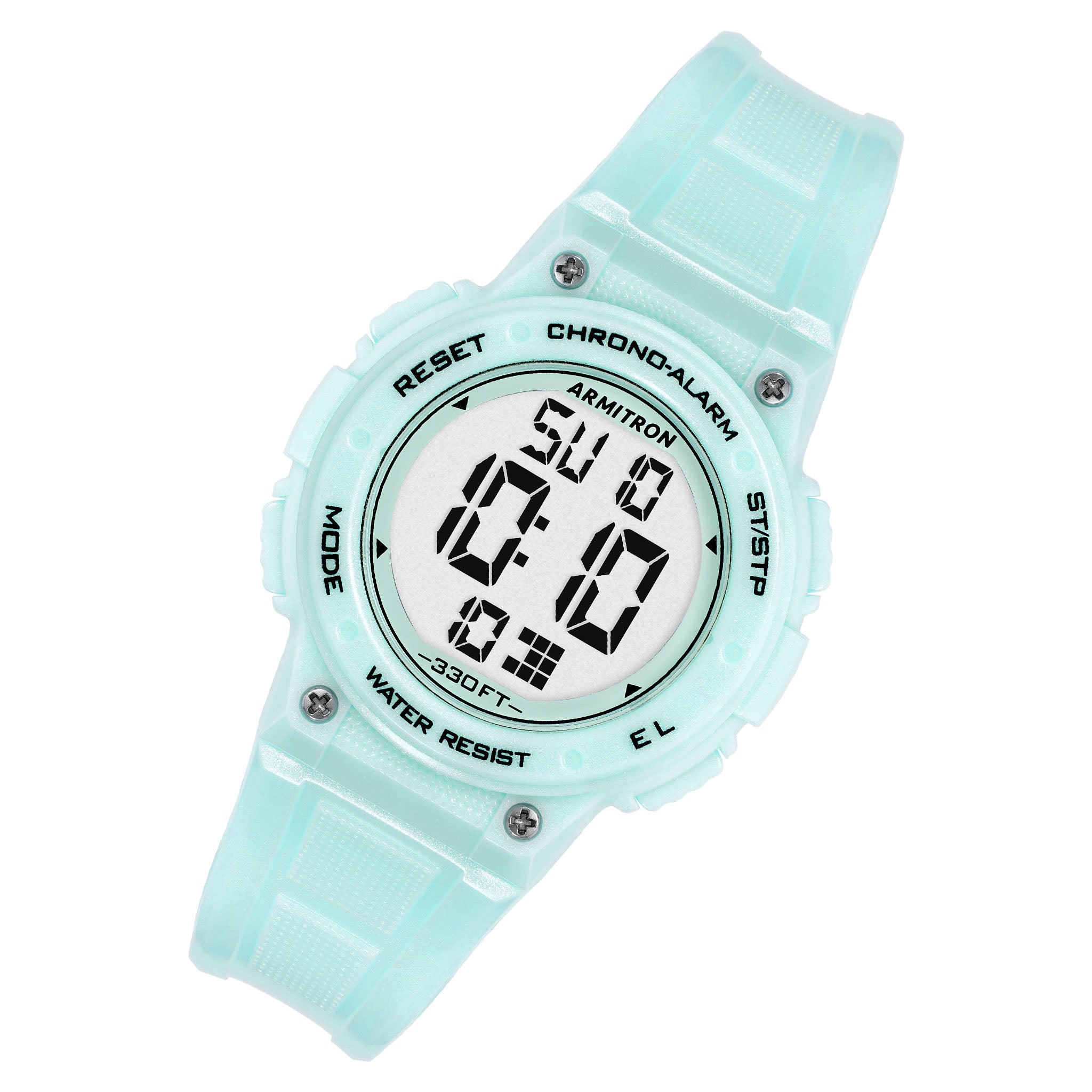 Armitron Mint Plastic Band Digital Kids Watch - 457086PMT