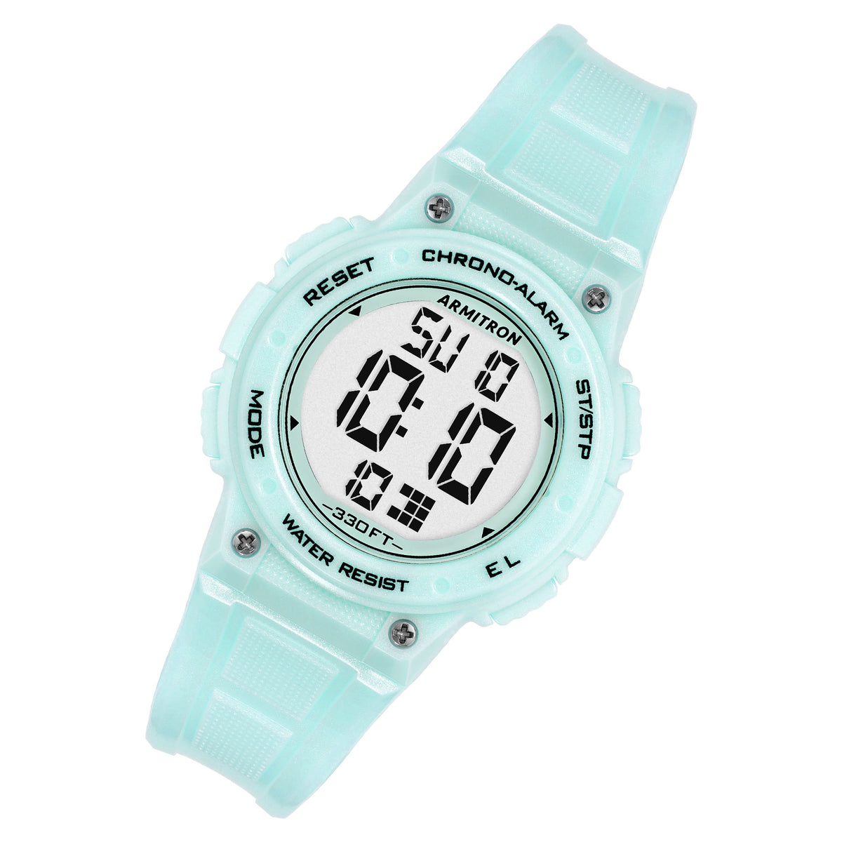 Armitron Mint Plastic Band Digital Kids Watch - 457086PMT