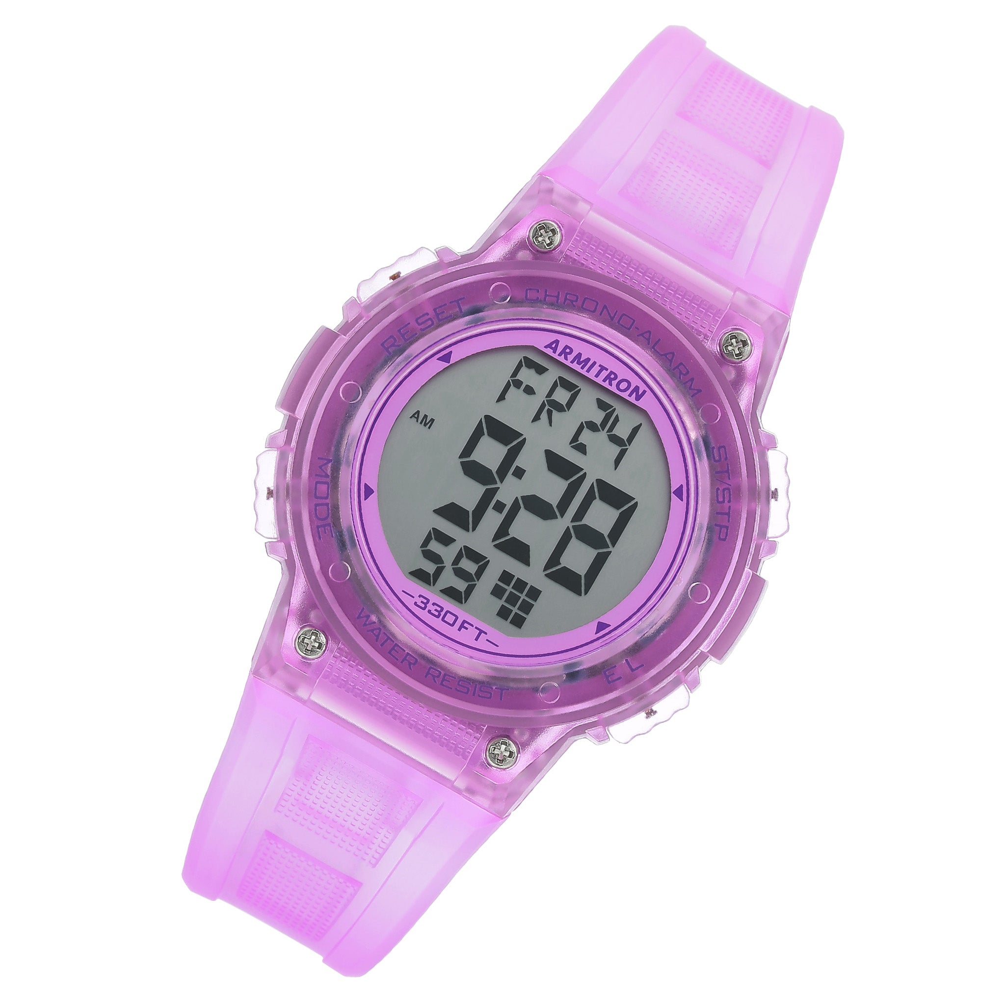 Armitron Purple Plastic Band Digital Kids Watch - 457086TPR