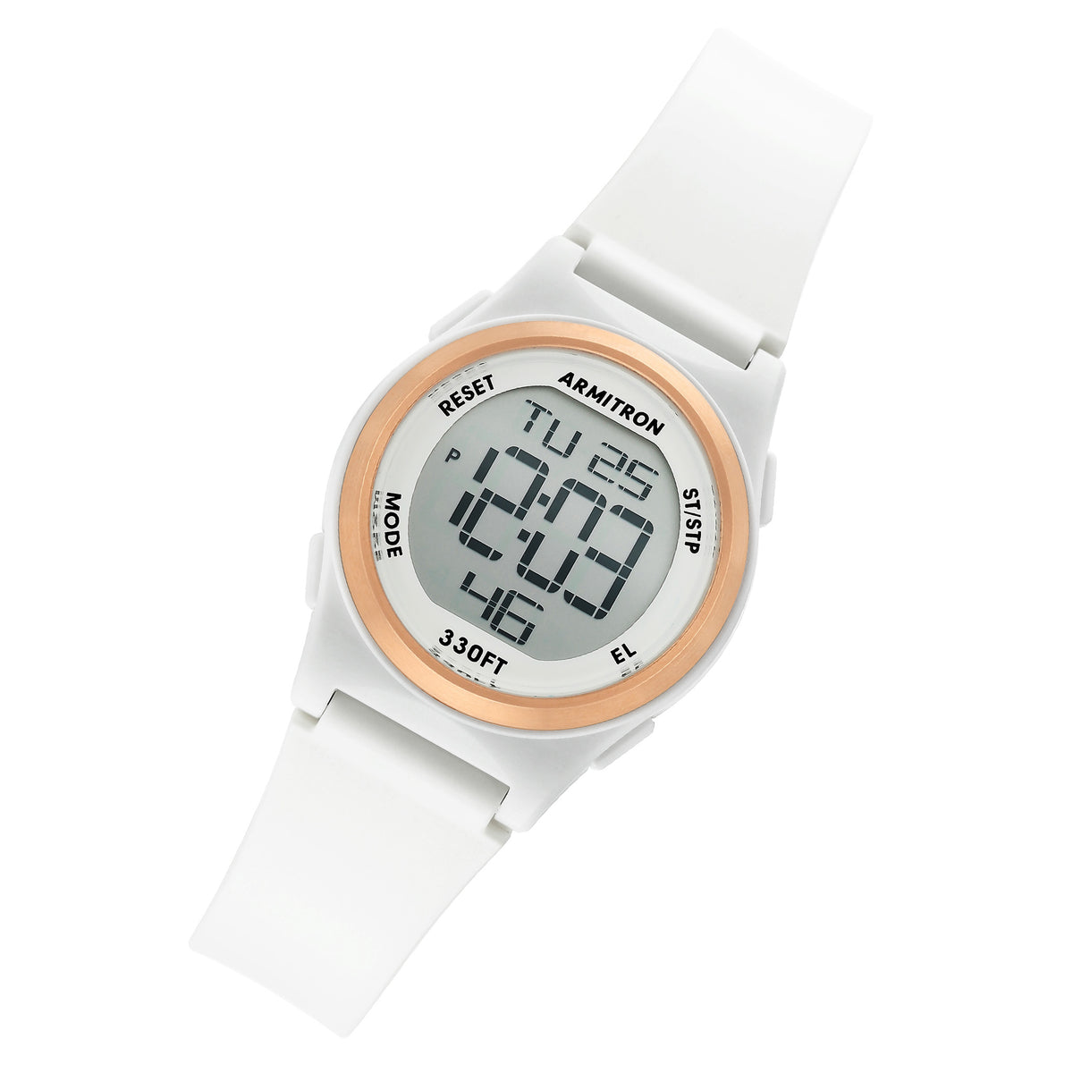 Armitron White Plastic Band Digital Kids Watch - 457102WRG
