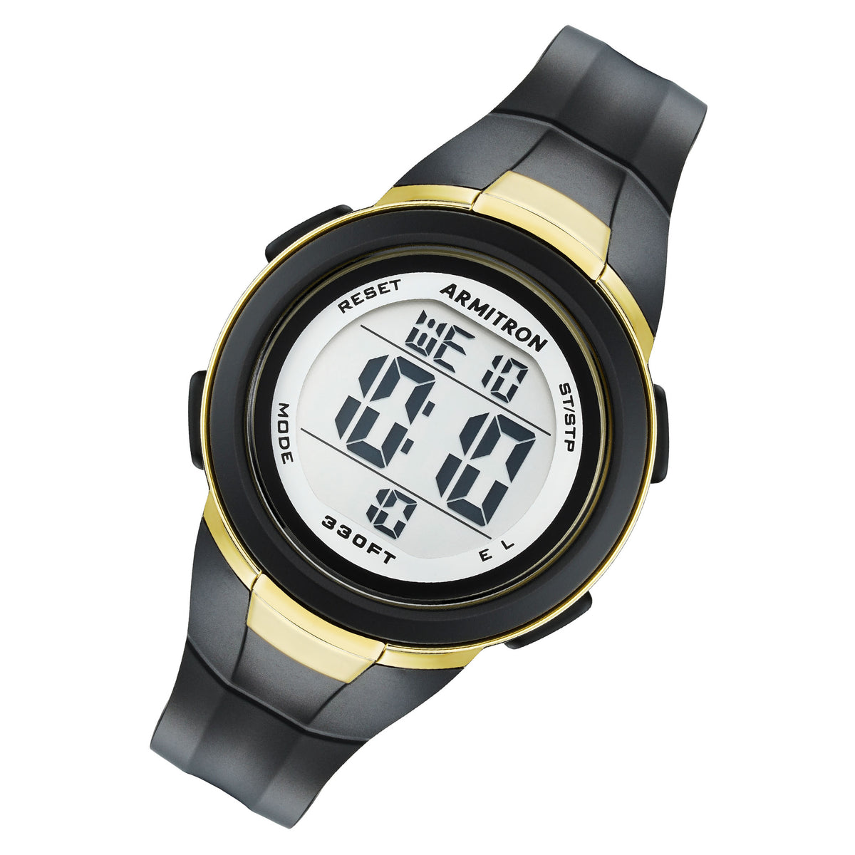 Armitron Black Plastic White Dial Digital Kids Watch - 457126GBK