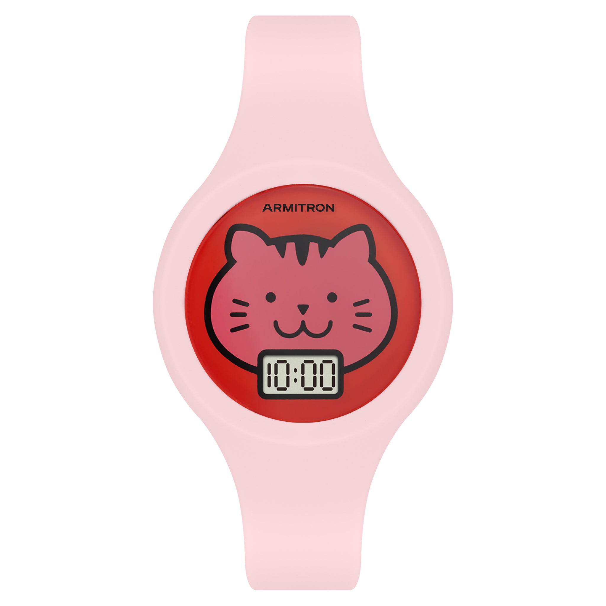 Armitron Plastic Red Dial Plastic Kids Watch - 471000PNK