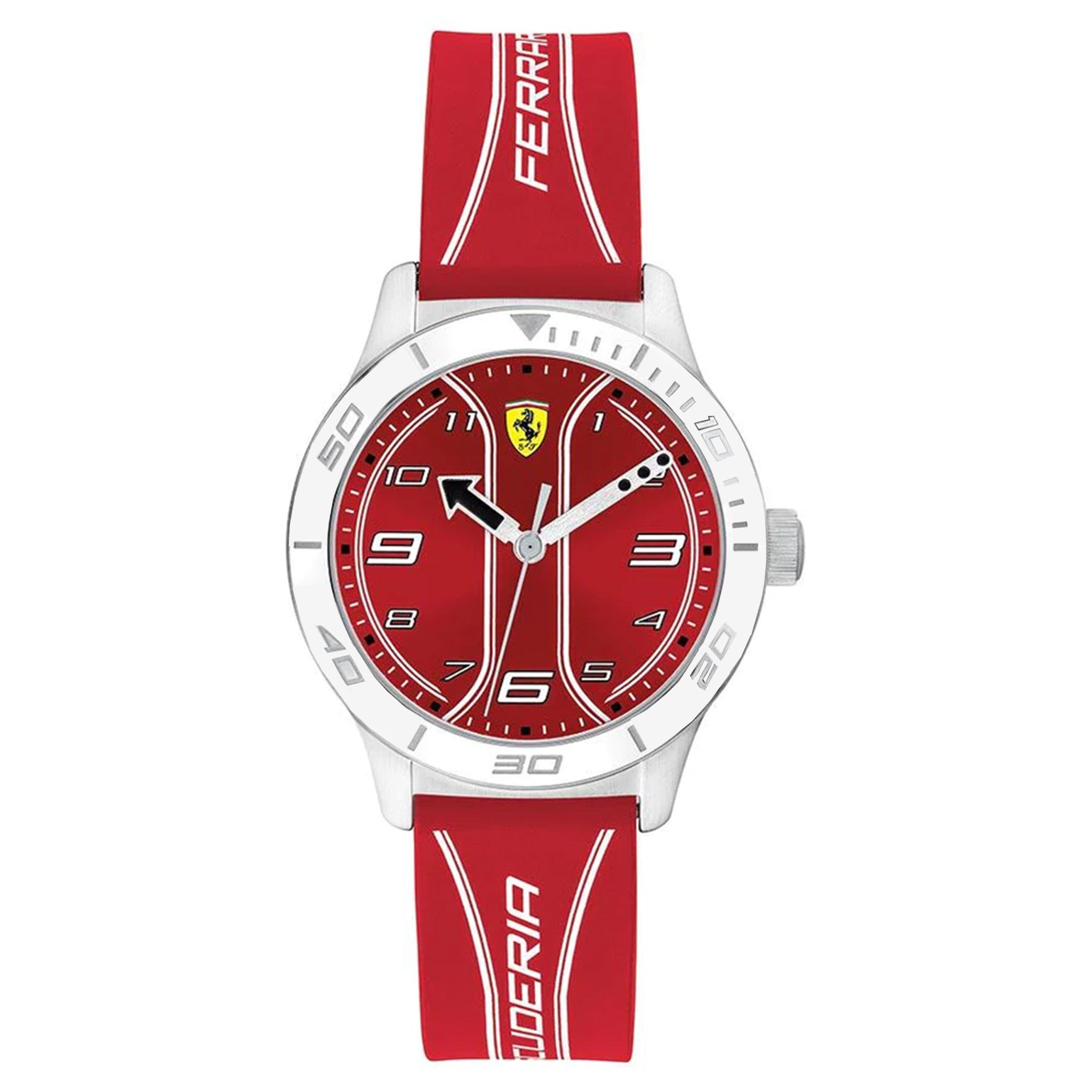 Scuderia Ferrari Academy Red Silicone Kids Watch - 810023