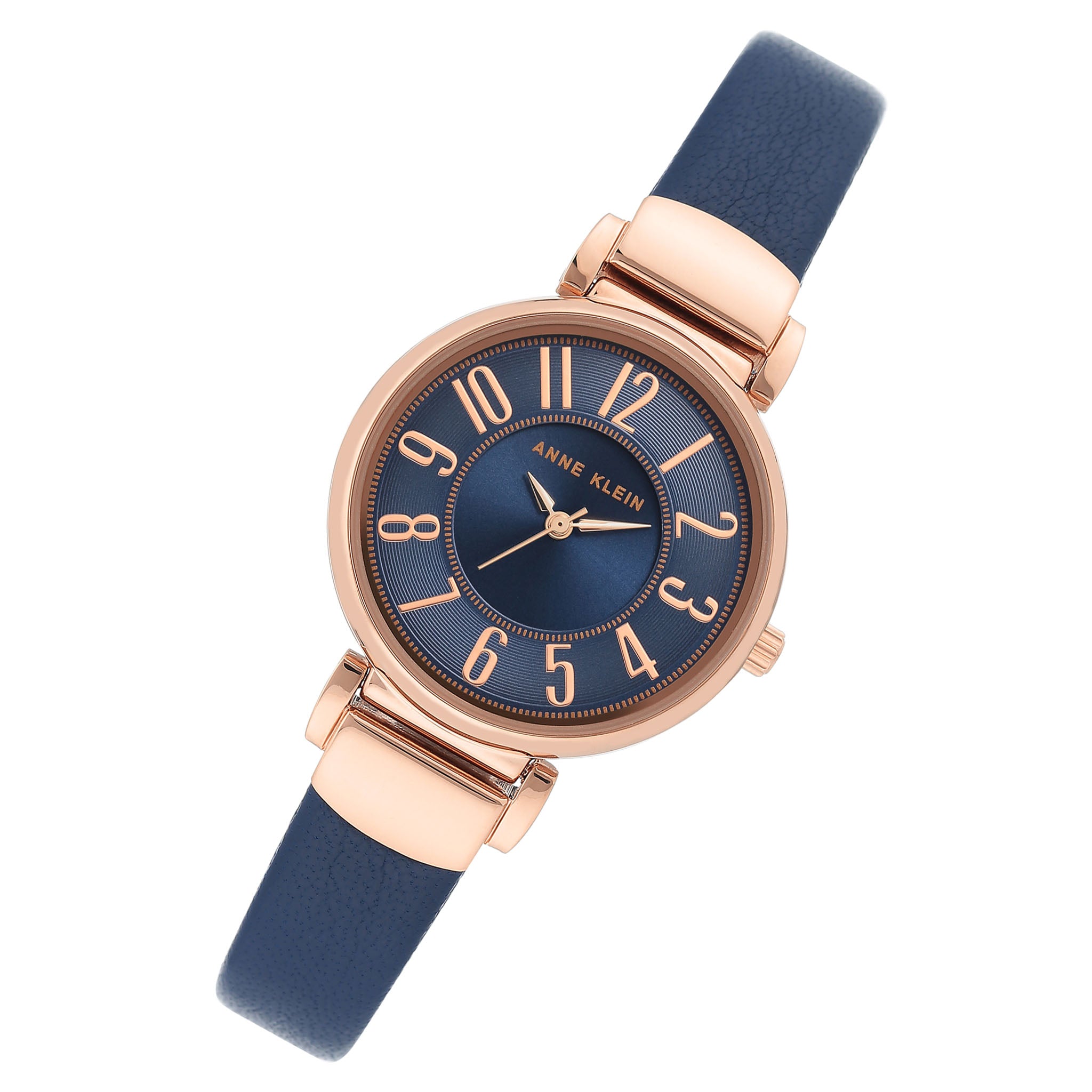 Anne Klein Navy Leather Women's Watch - AK2156NVRG