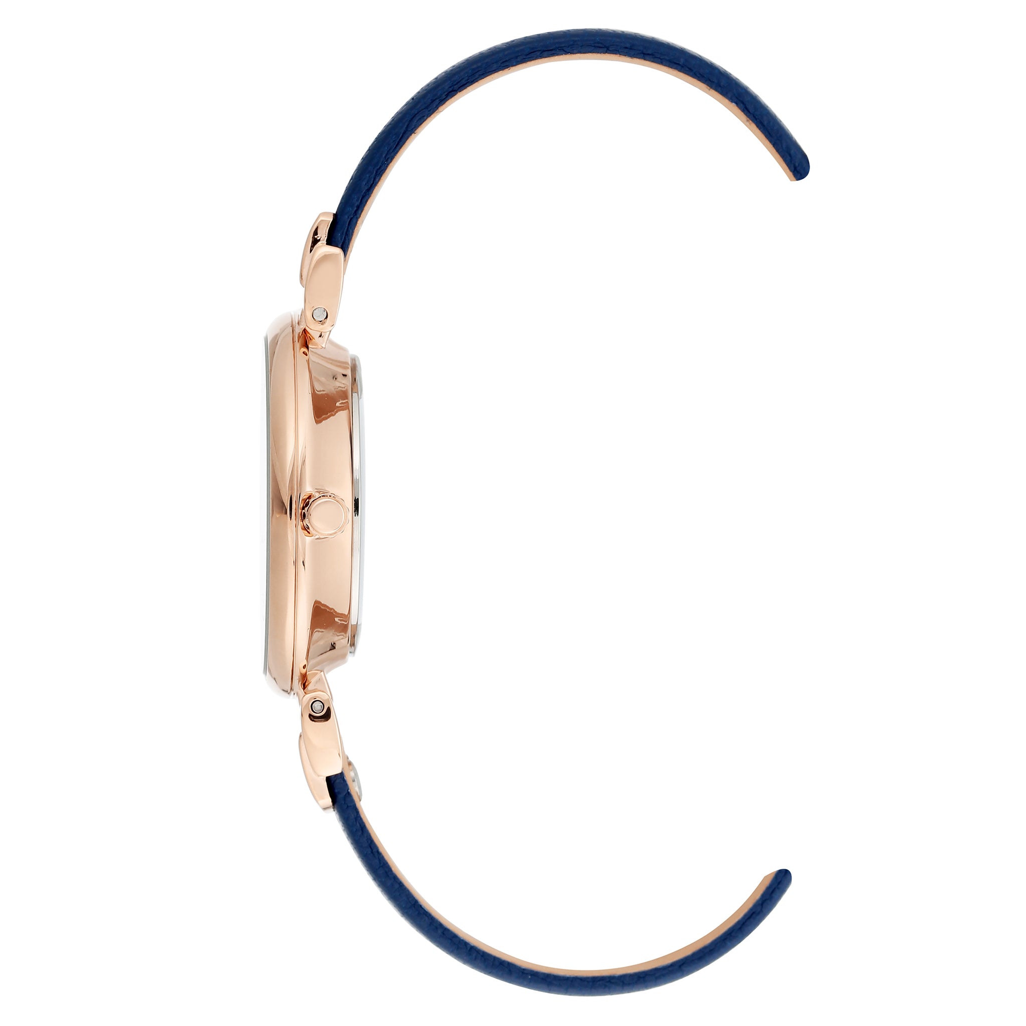 Anne Klein Navy Leather Women's Watch - AK2156NVRG