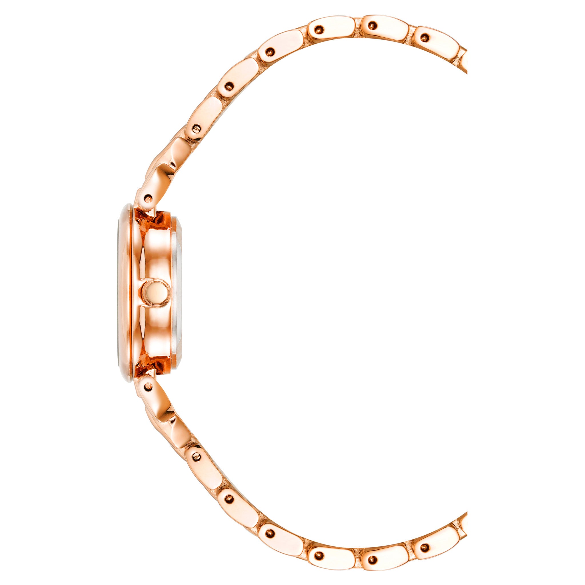 Anne Klein Rose Gold Bracelet White Dial Women's Watch - AK4144RGST
