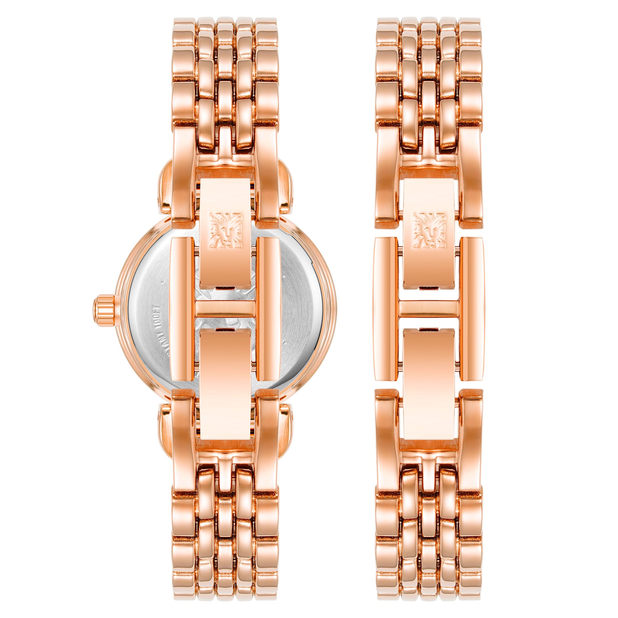 Anne Klein Rose Gold Bracelet White Dial Women's Watch - AK4144RGST