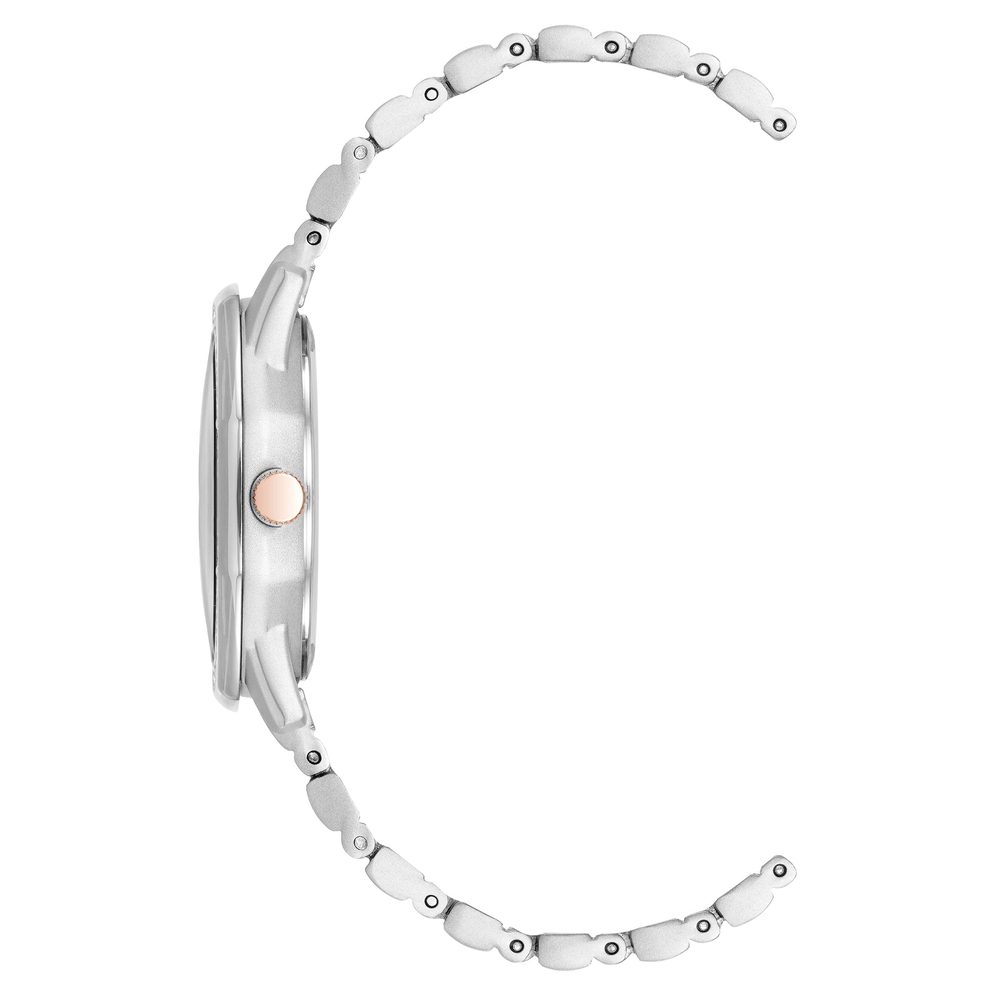 Anne Klein Two-Tone Band White MOP Dial Women's Watch - AK5029MPRT