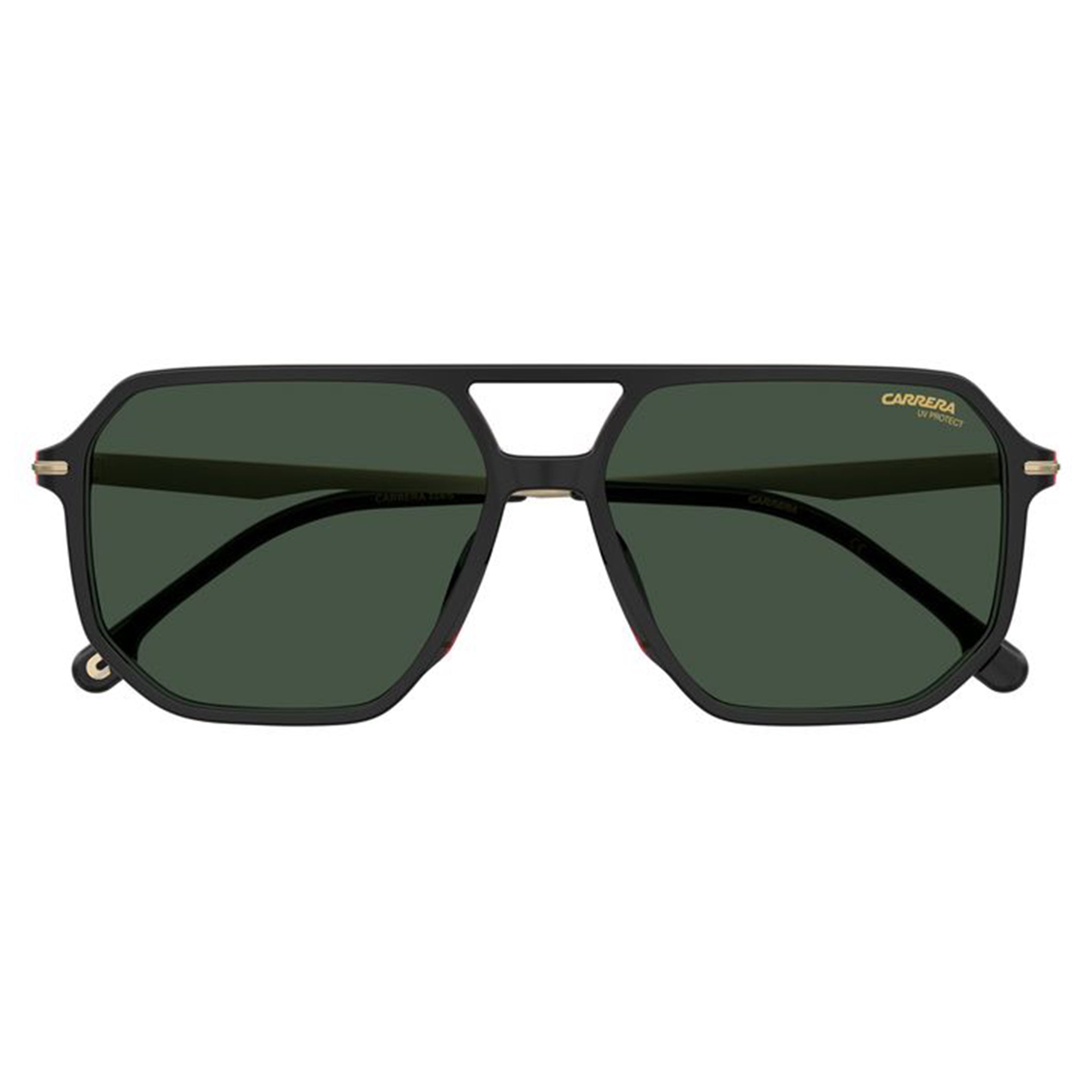 Carrera Men's Sunglasses Square Double Bridge Frame Green Lens - Carrera 324/S