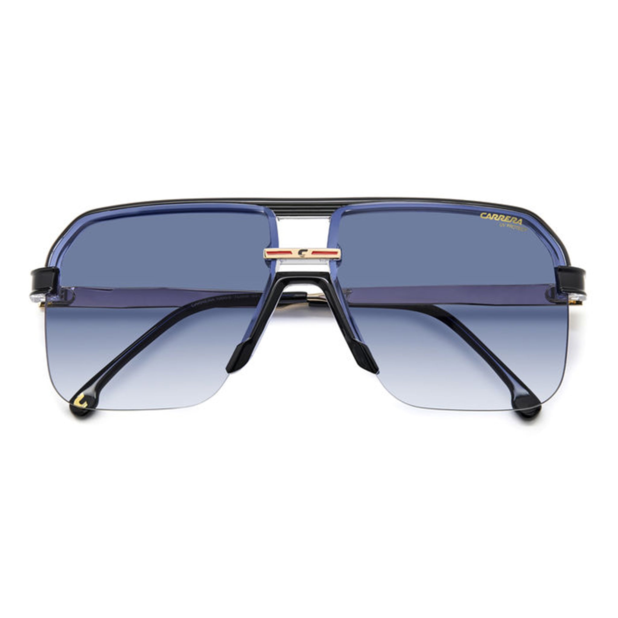 Carrera Men's Sunglasses Square Frame Dk Blue SF Lens - Carrera 1066/S
