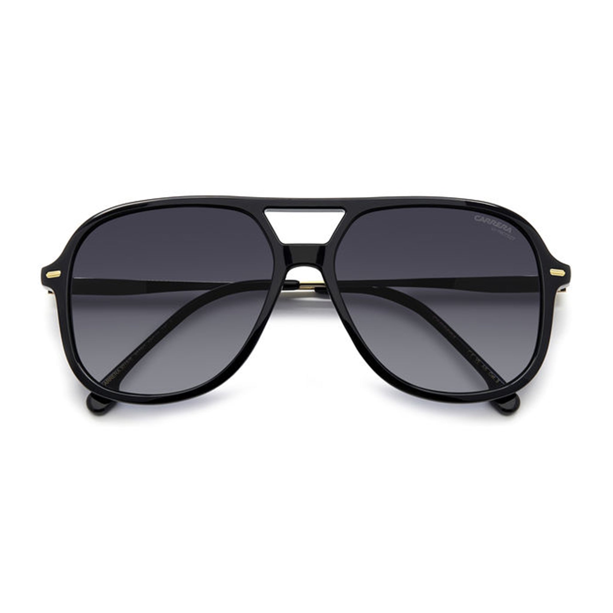 Carrera Women's Sunglasses Square Double Bridge Frame Dark Grey SF Lens - Carrera 3018/S