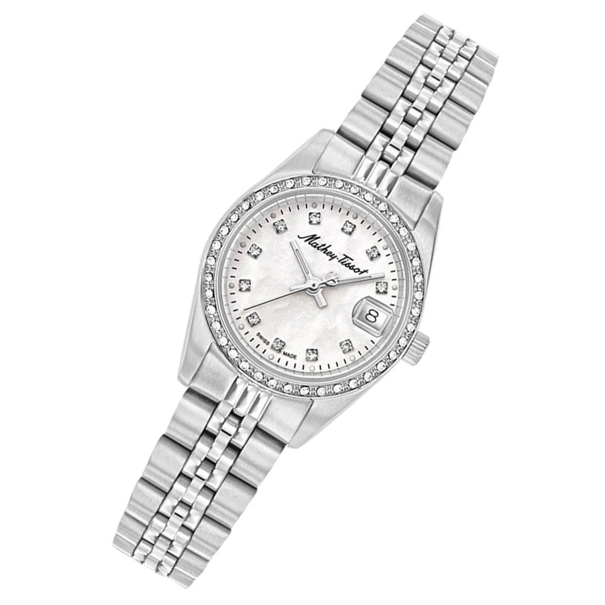 Mathey-Tissot Mathy IV 26 mm Silver Stainless Steel Swiss Made Women's Watch - D709AQI
