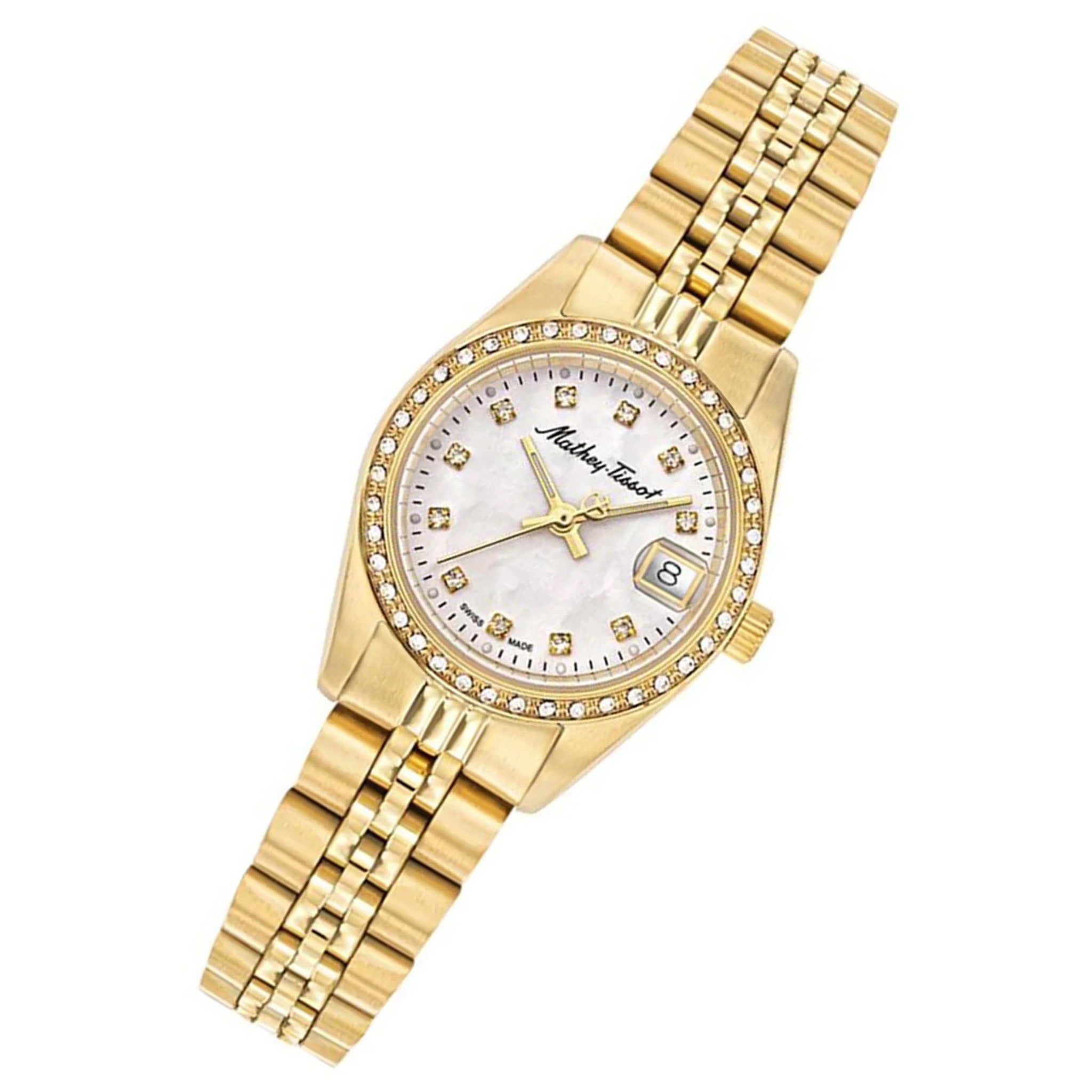 Mathey-Tissot Mathy IV 26 mm Gold Stainless Steel Swiss Made Women's Watch - D709PQI