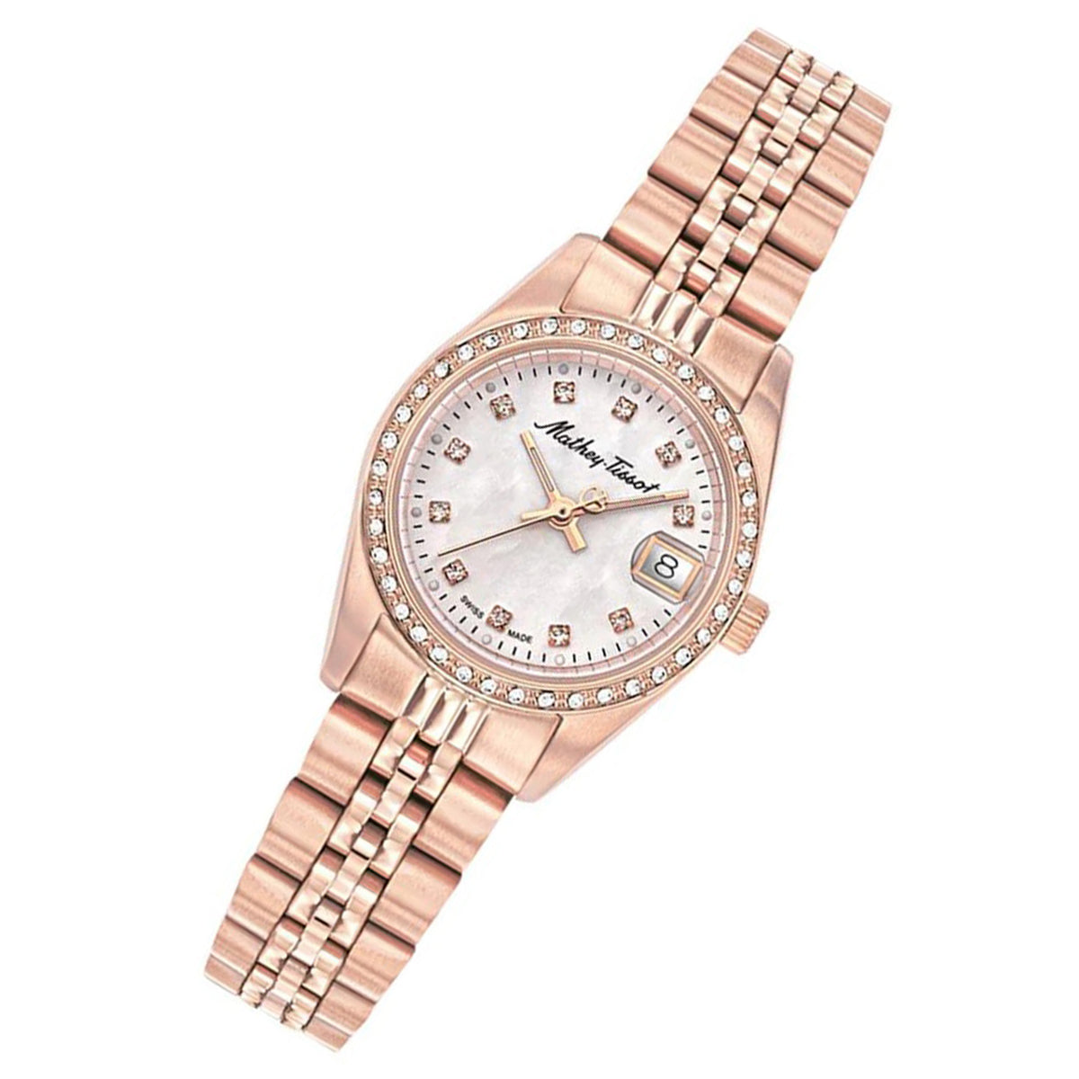 Mathey-Tissot Mathy IV 26 mm Rose Gold Stainless Steel Swiss Made Women's Watch - D709RQI