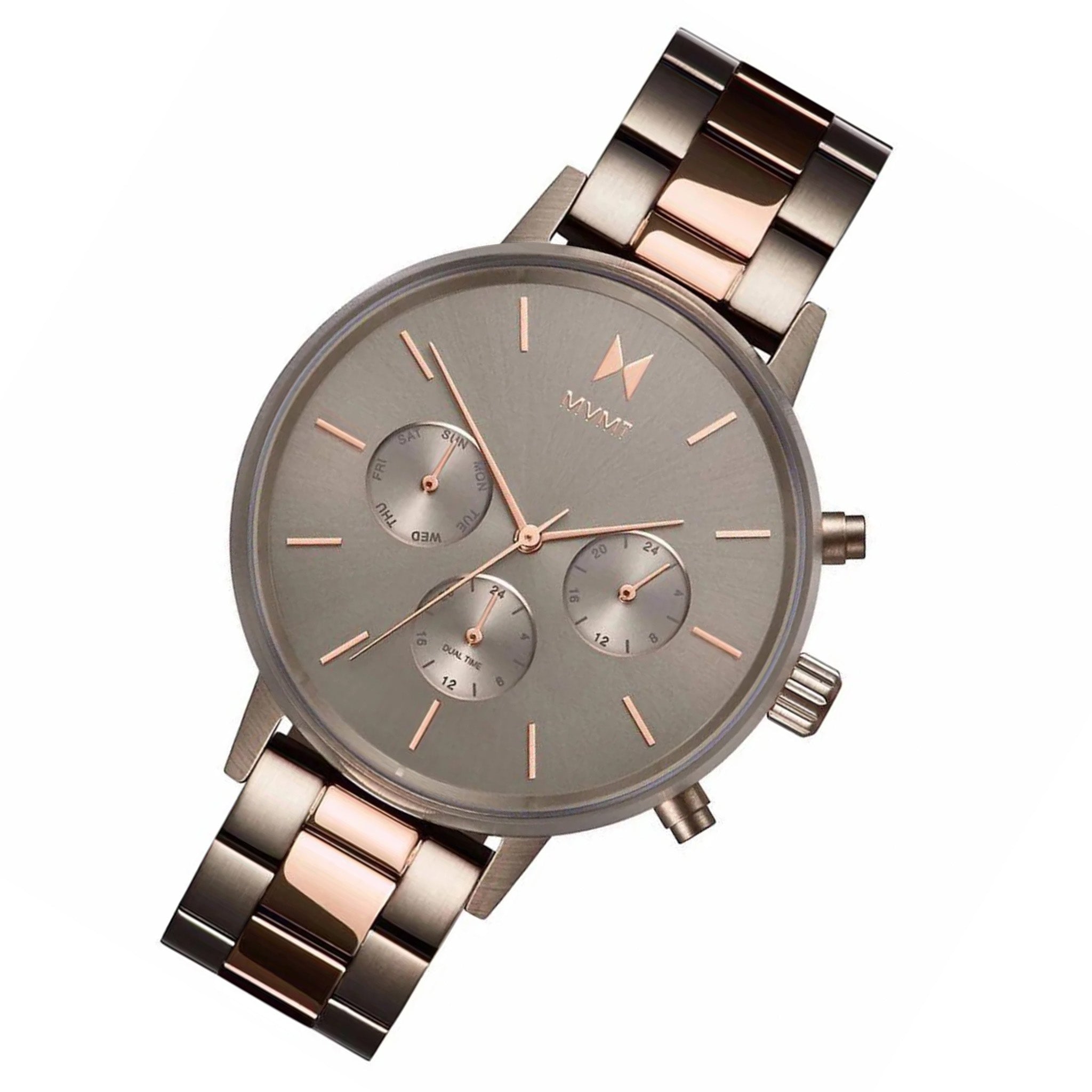MVMT Nova Rose Gold Steel and Titanium Ladies Watch - DFC01TIRG