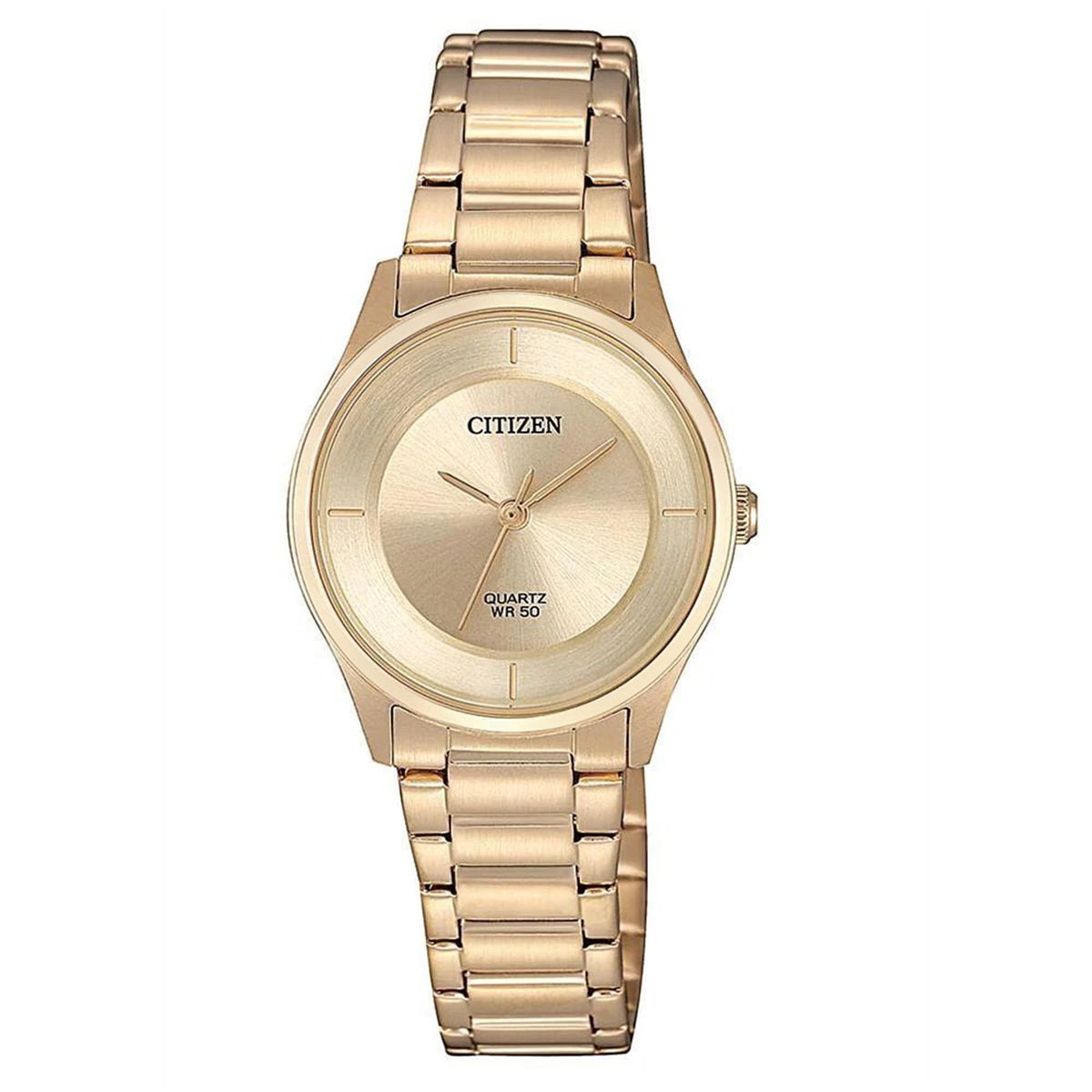 Citizen Rose Gold Steel Women's Watch - ER0205-80X