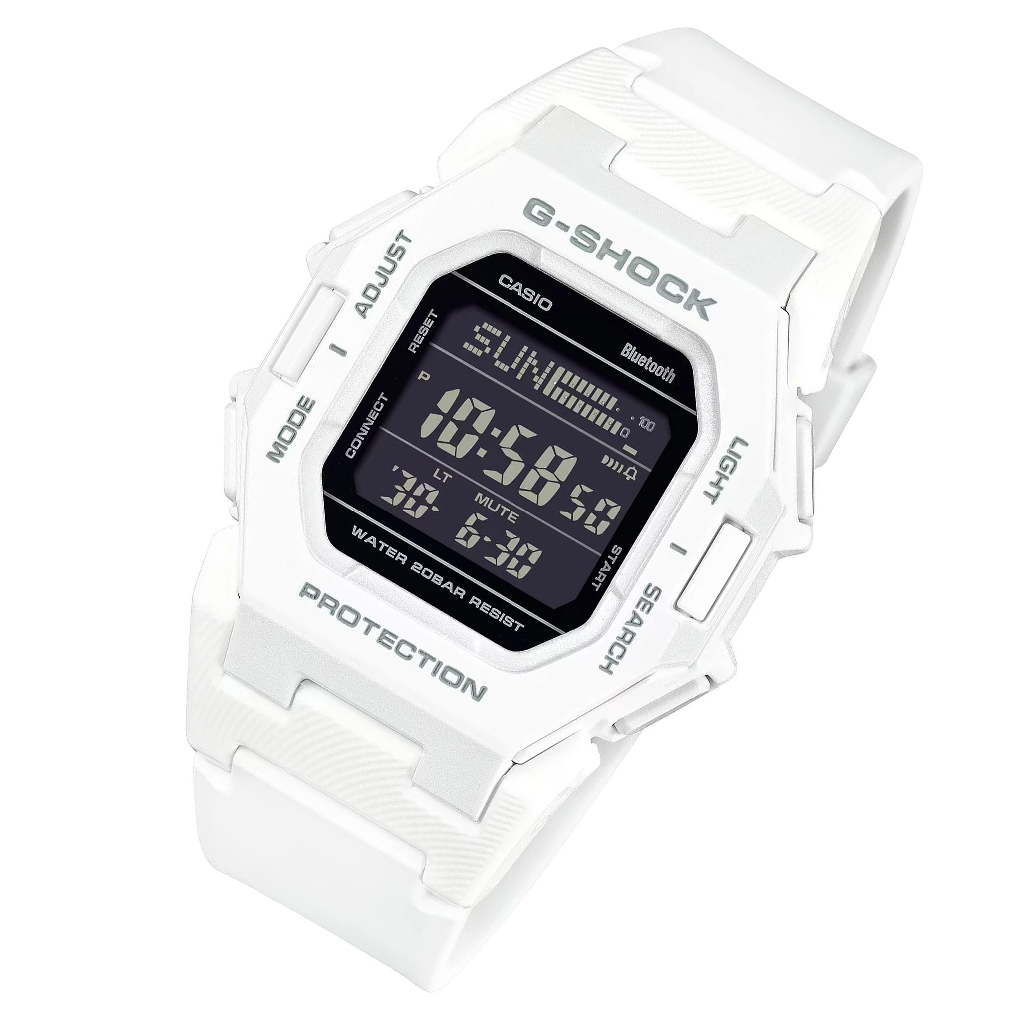 Casio G-SHOCK White Resin Digital Men's Chronograph Watch - GDB500-7D
