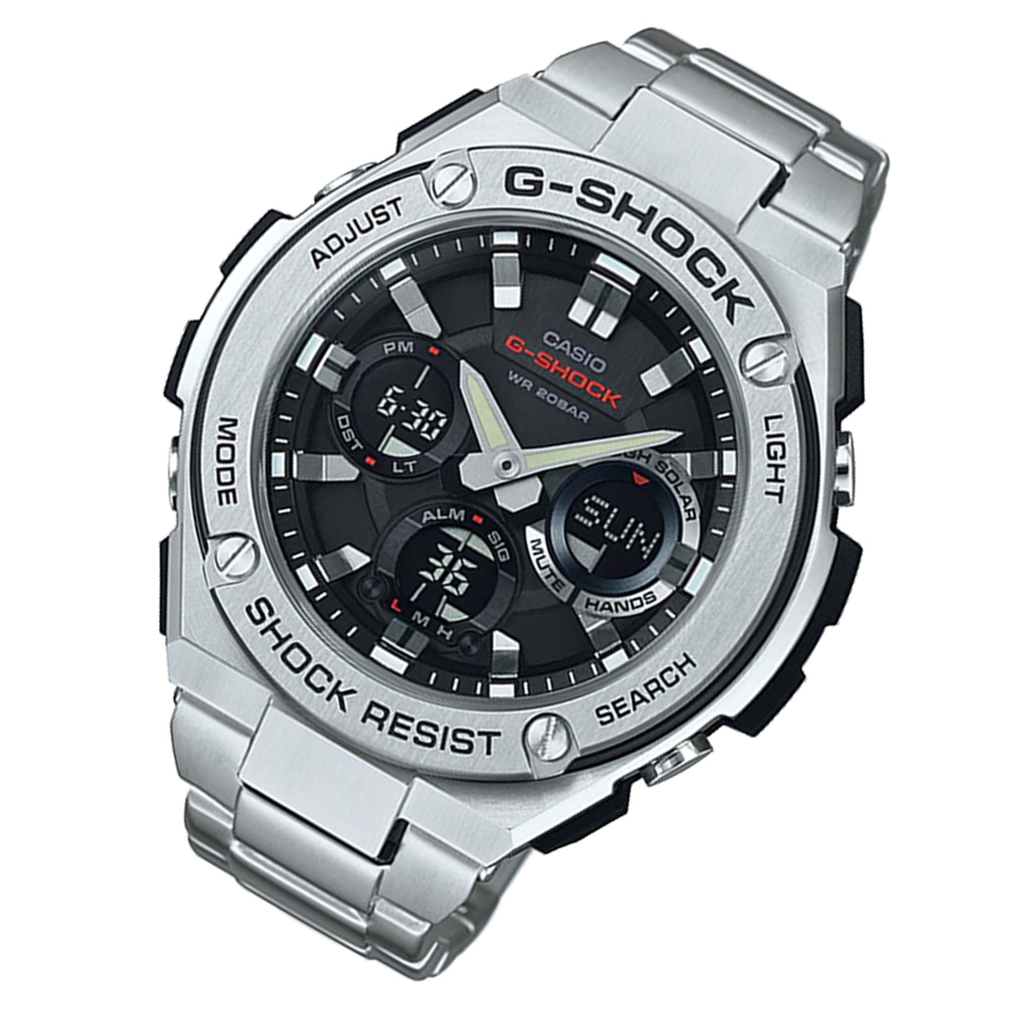 Casio G-SHOCK G-STEEL Duo Chronograph Men's Solar Watch - GSTS110D-1A