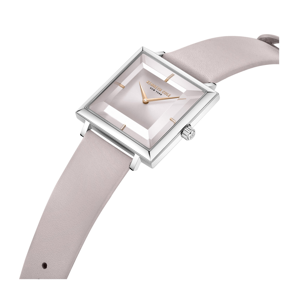 Kenneth Cole Leather Purple Dial Women's Watch - KCWLA0026601