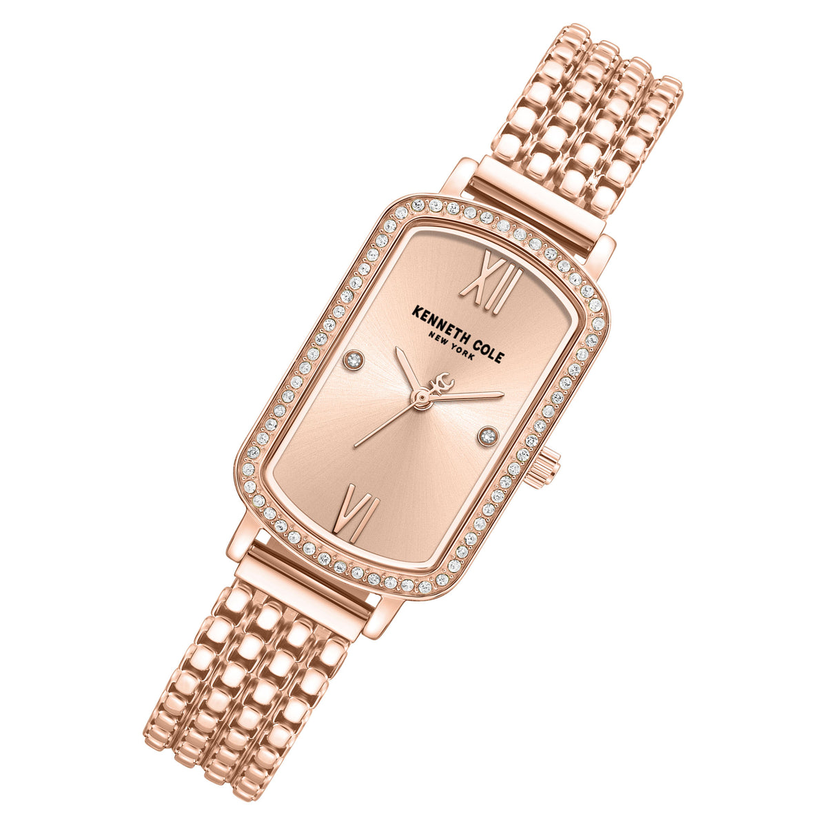 Kenneth Cole Rose Gold Steel Women's Watch - KCWLG0065801
