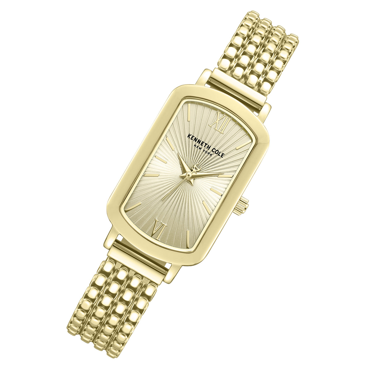 Kenneth Cole Gold Steel Champagne Dial Women's Watch - KCWLG0065902