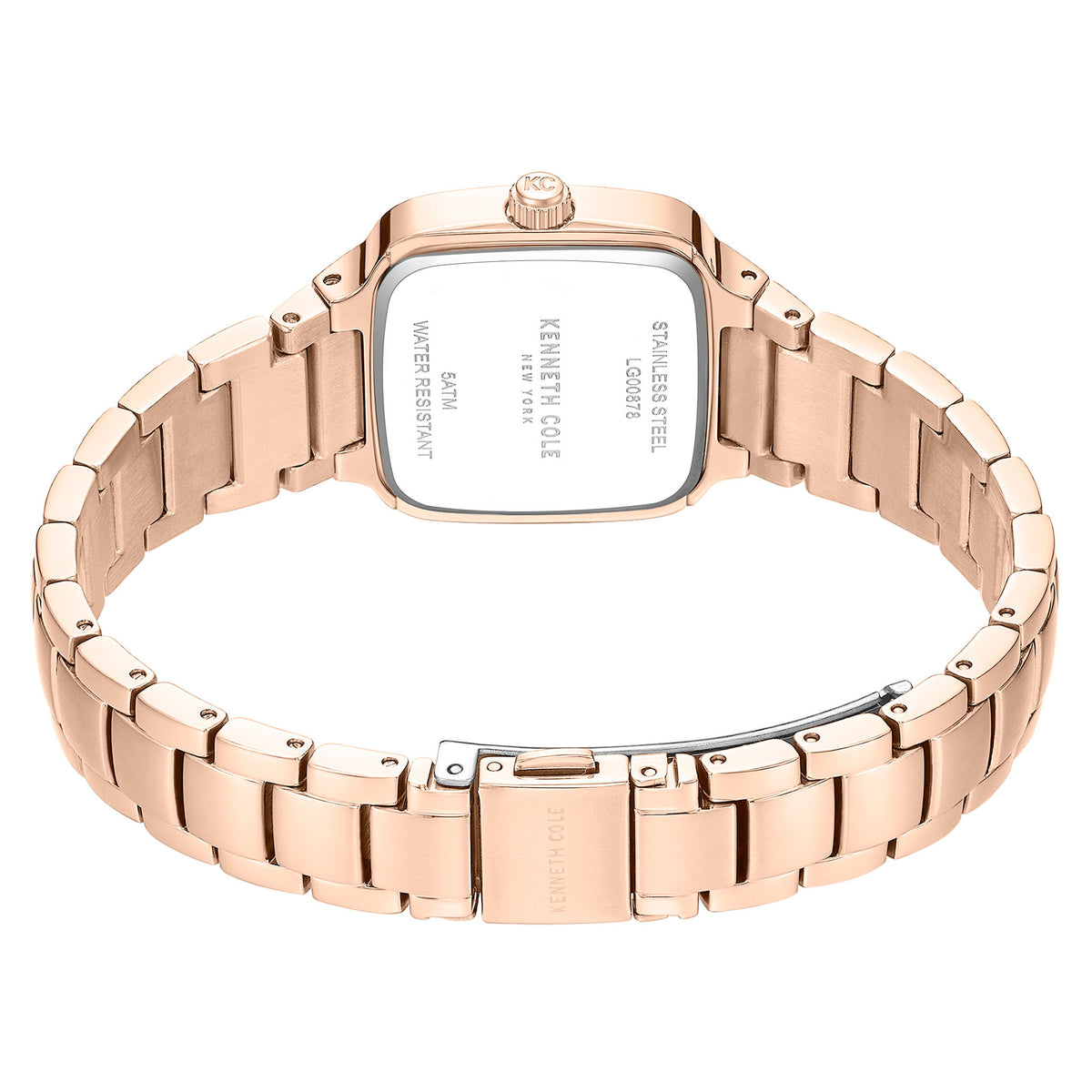 Kenneth Cole Rose Gold Steel MOP Dial Women's Watch - KCWLG0087802