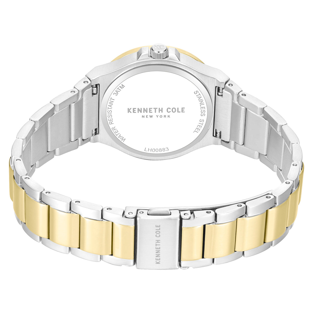 Kenneth Cole Two-Tone Steel Champagne Dial Women's Watch - KCWLH0088303